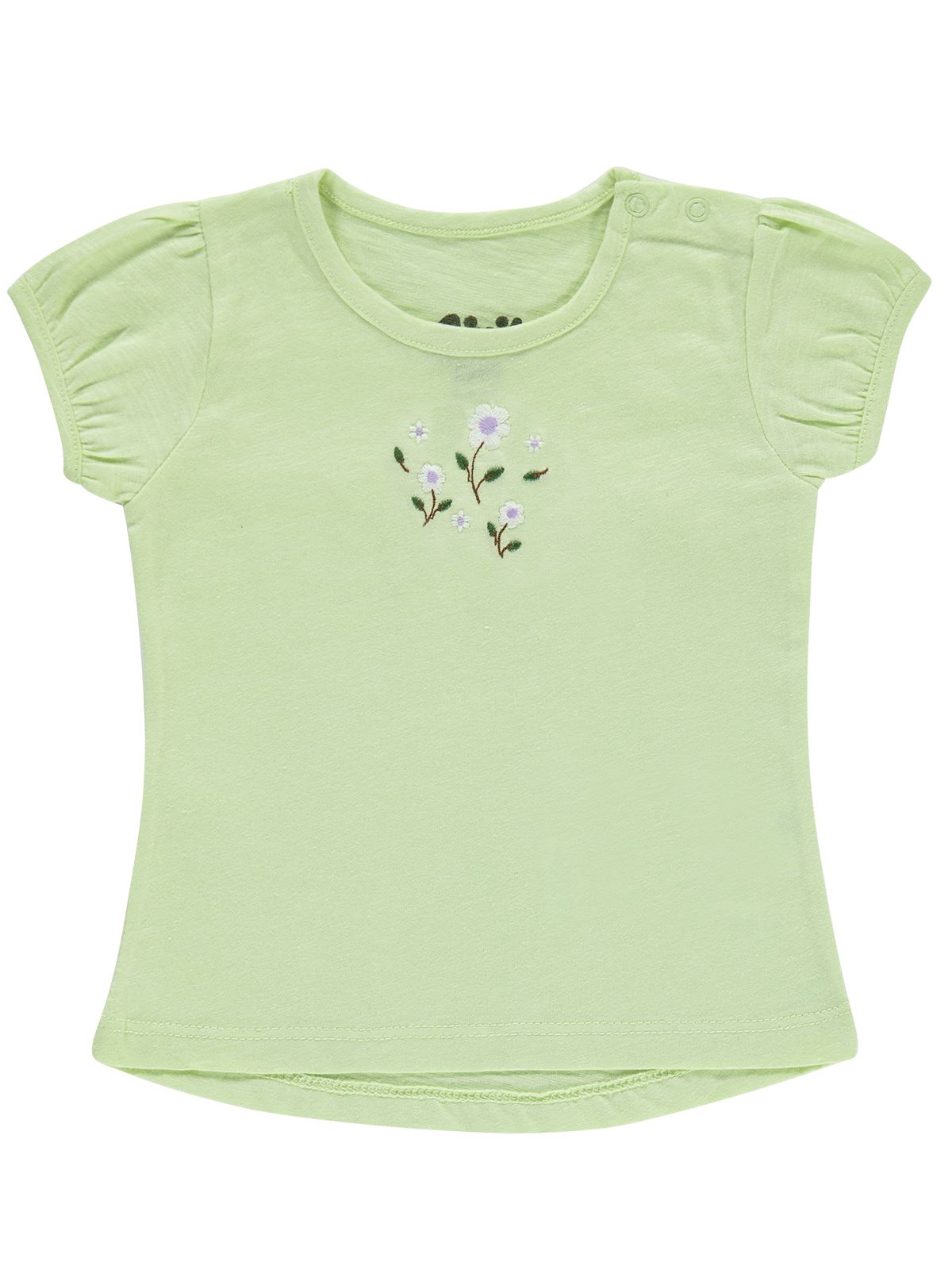 Civil Baby Kız Bebek Tişört 6-18 Ay Çağla Yeşili