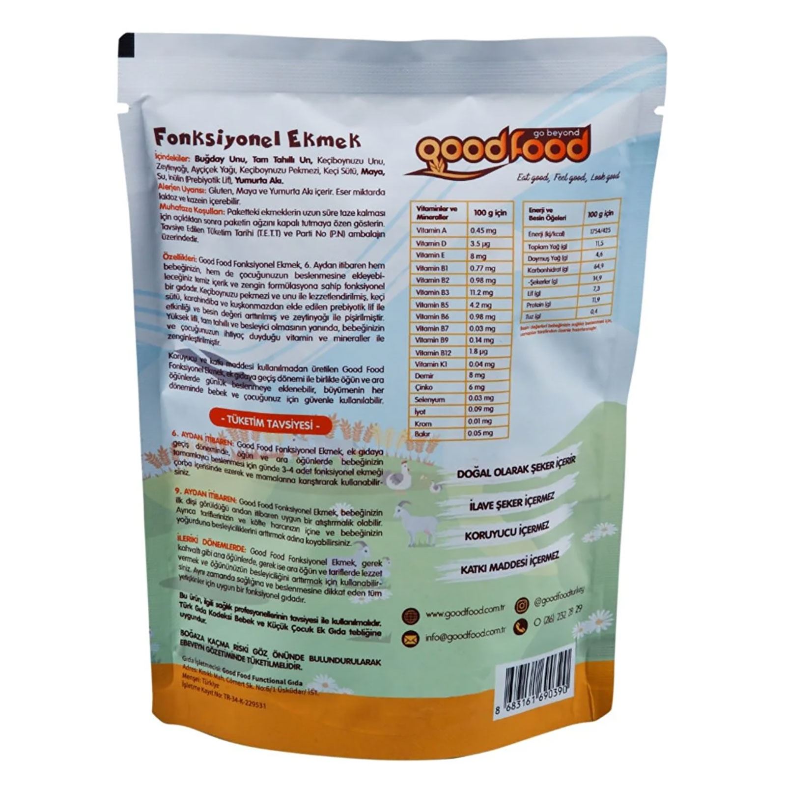 Good Food Functional Ekmek 80 gr