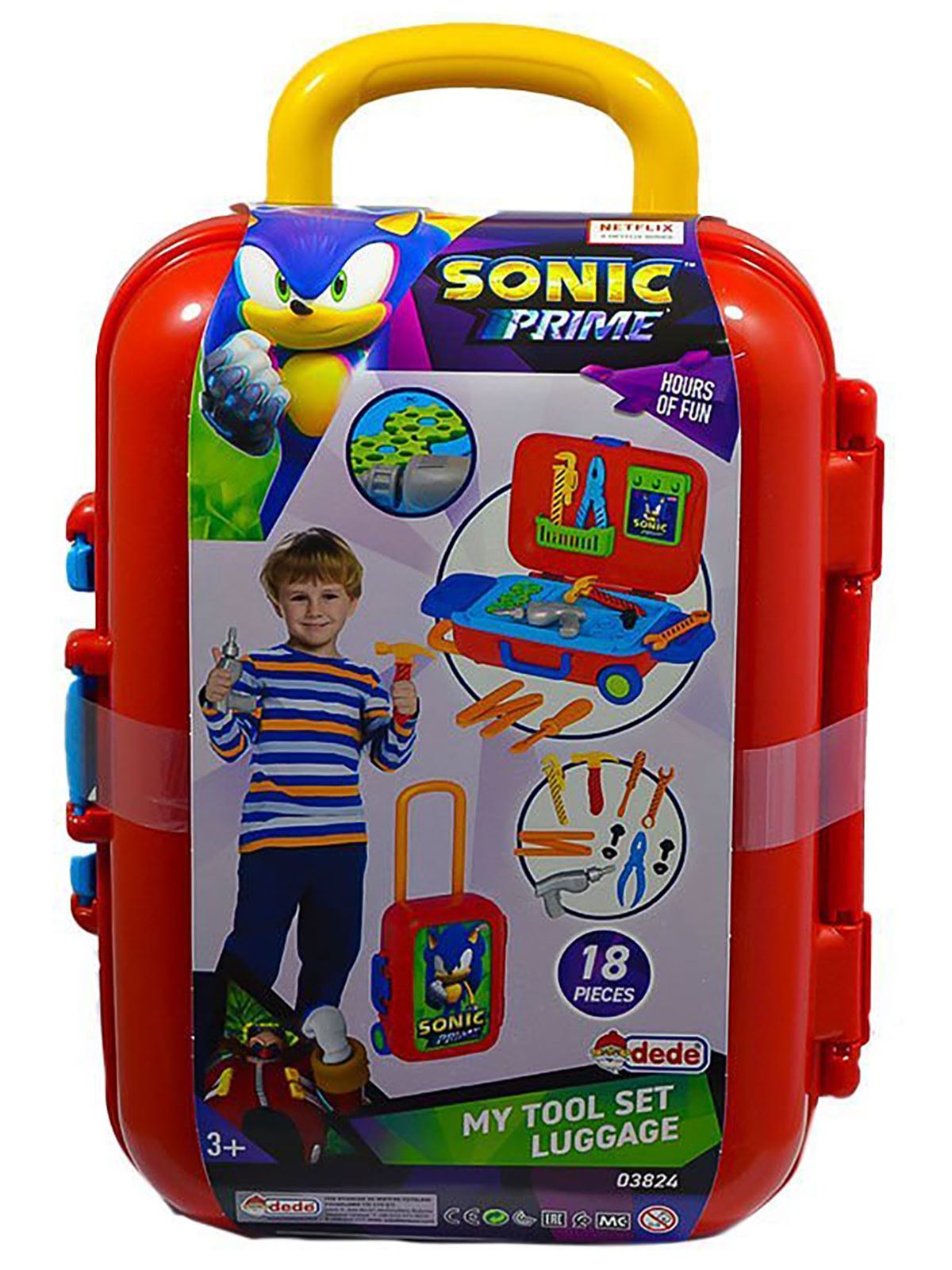 Dede Sonic Tamir Set Bavul Kırmızı