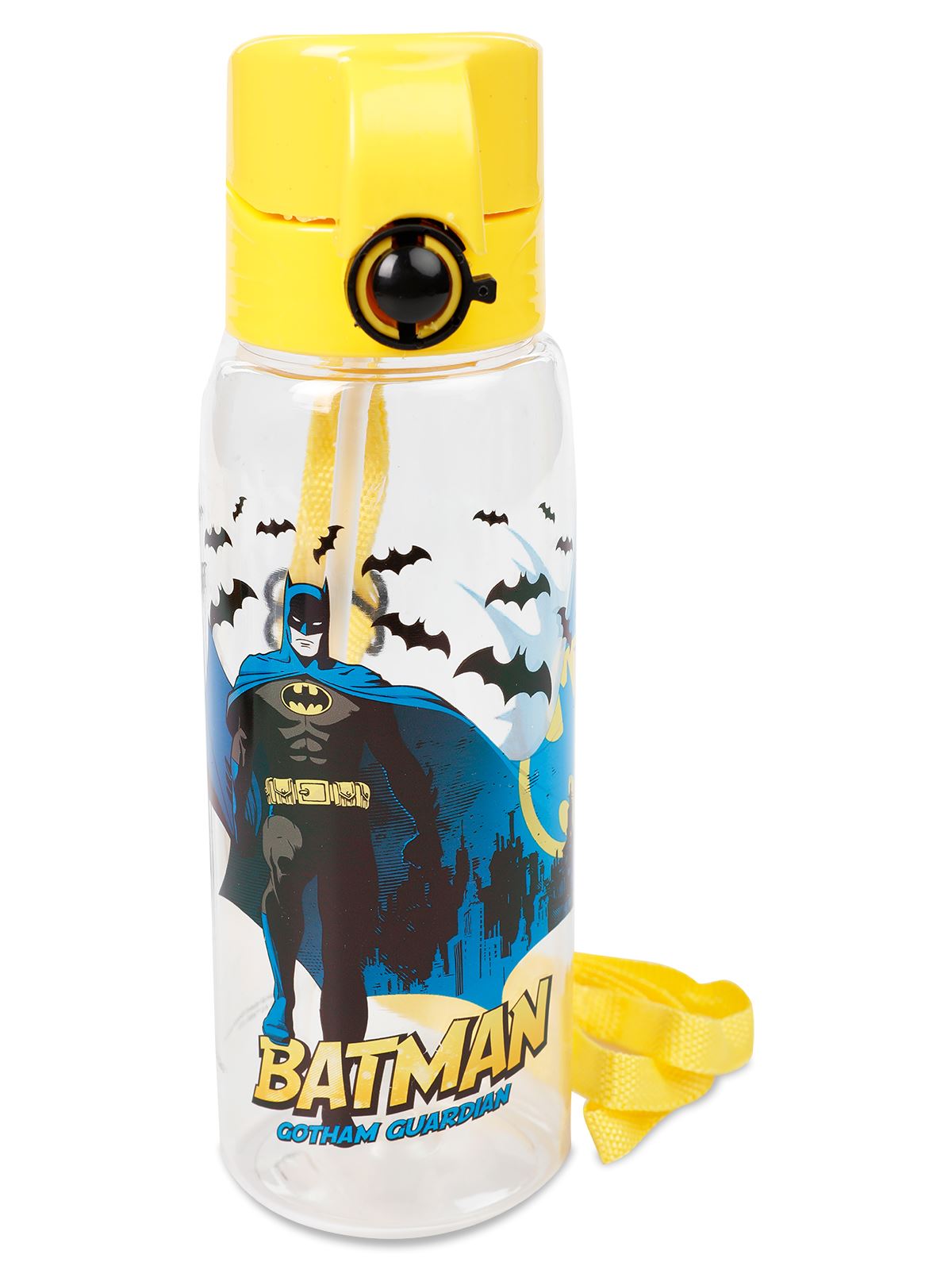 Batman Pipetli Kilitli Matara 500 ml Sarı