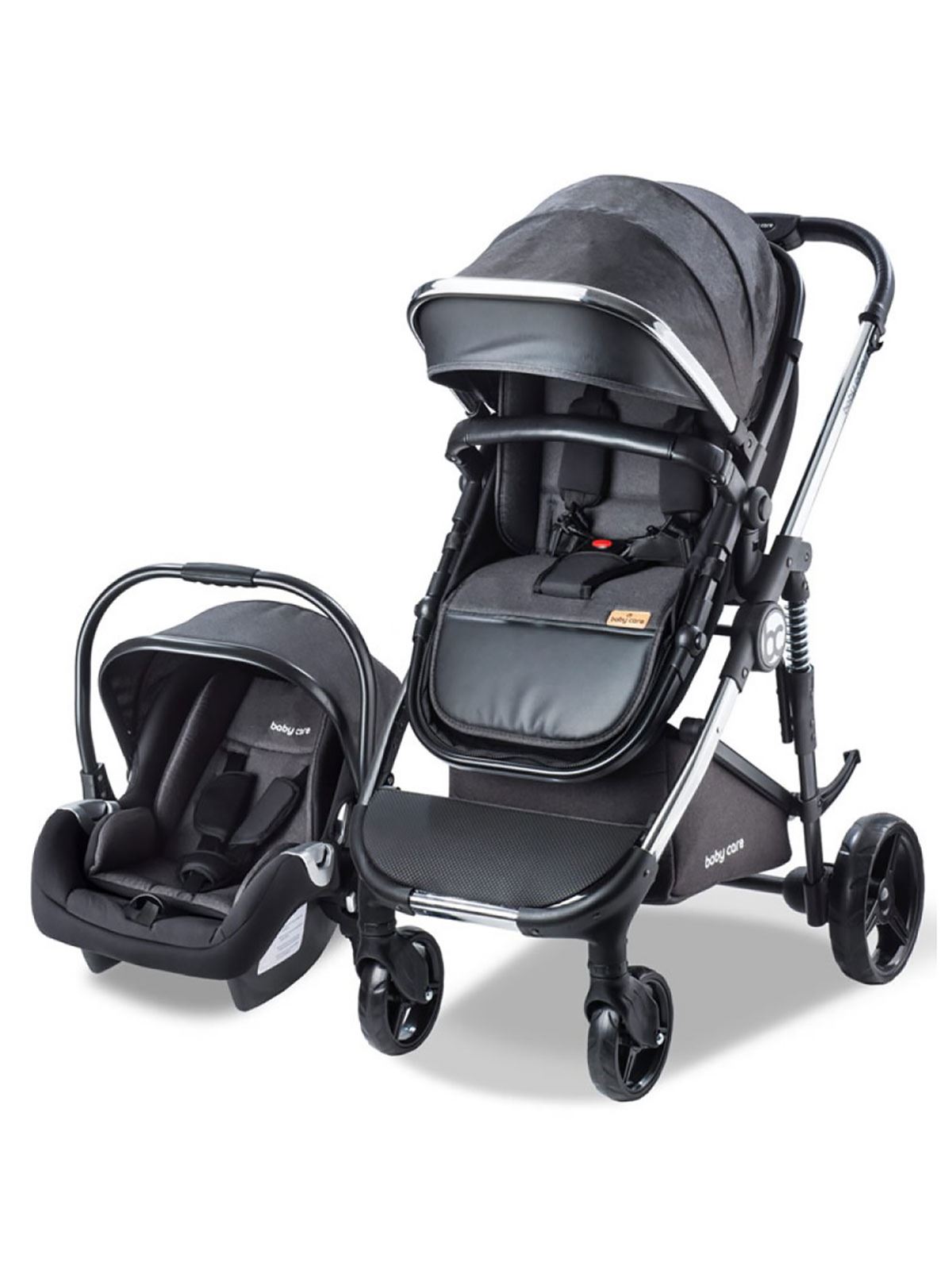 Babycare Colarado Chrome Travel Sistem Bebek Arabası Siyah