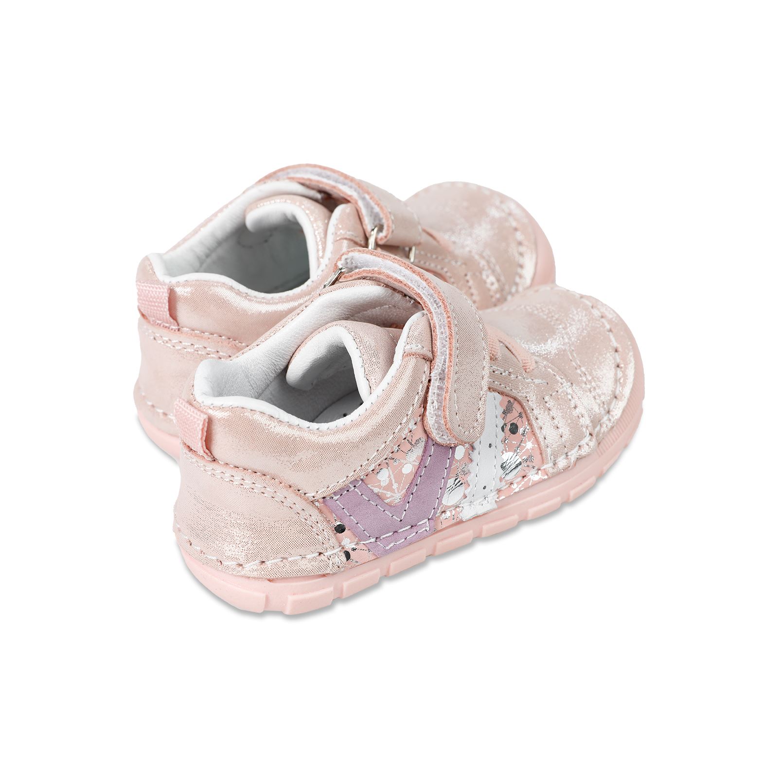 Civil Baby Kız Bebek Cırtlı İlk Adım Ayakkabısı 19-21 Numara  Pudra