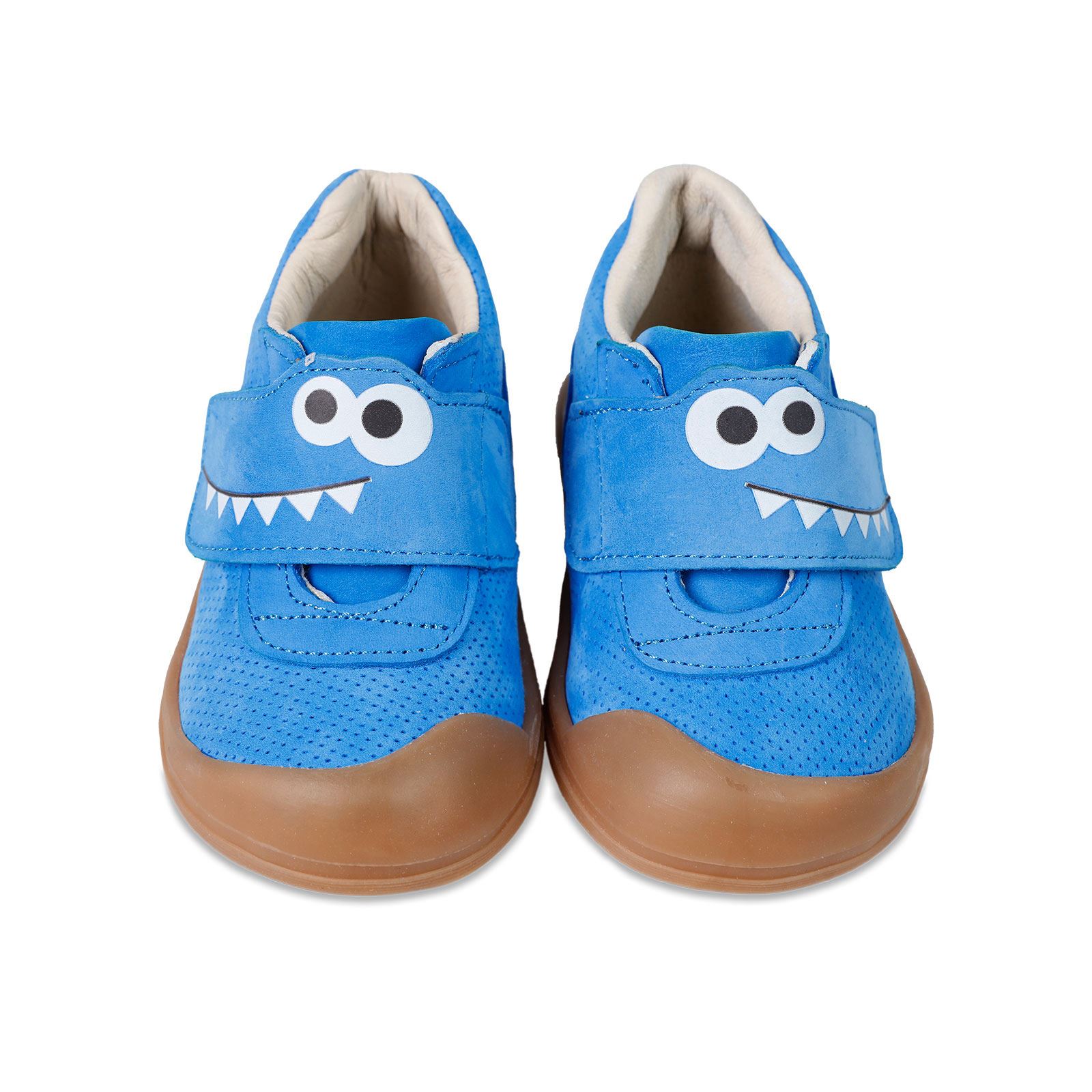 Civil Baby Erkek Bebek Cırtlı İlk Adım Ayakkabısı 19-21 Numara Saks Mavisi