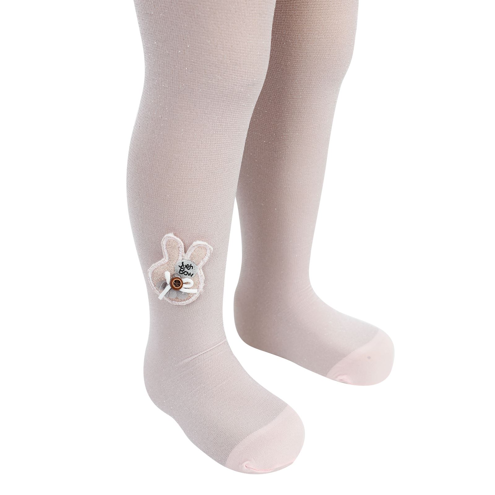 Katamino Kız Çocuk Taçlı Külotlu Çorap 1-7 Yaş Pembe
