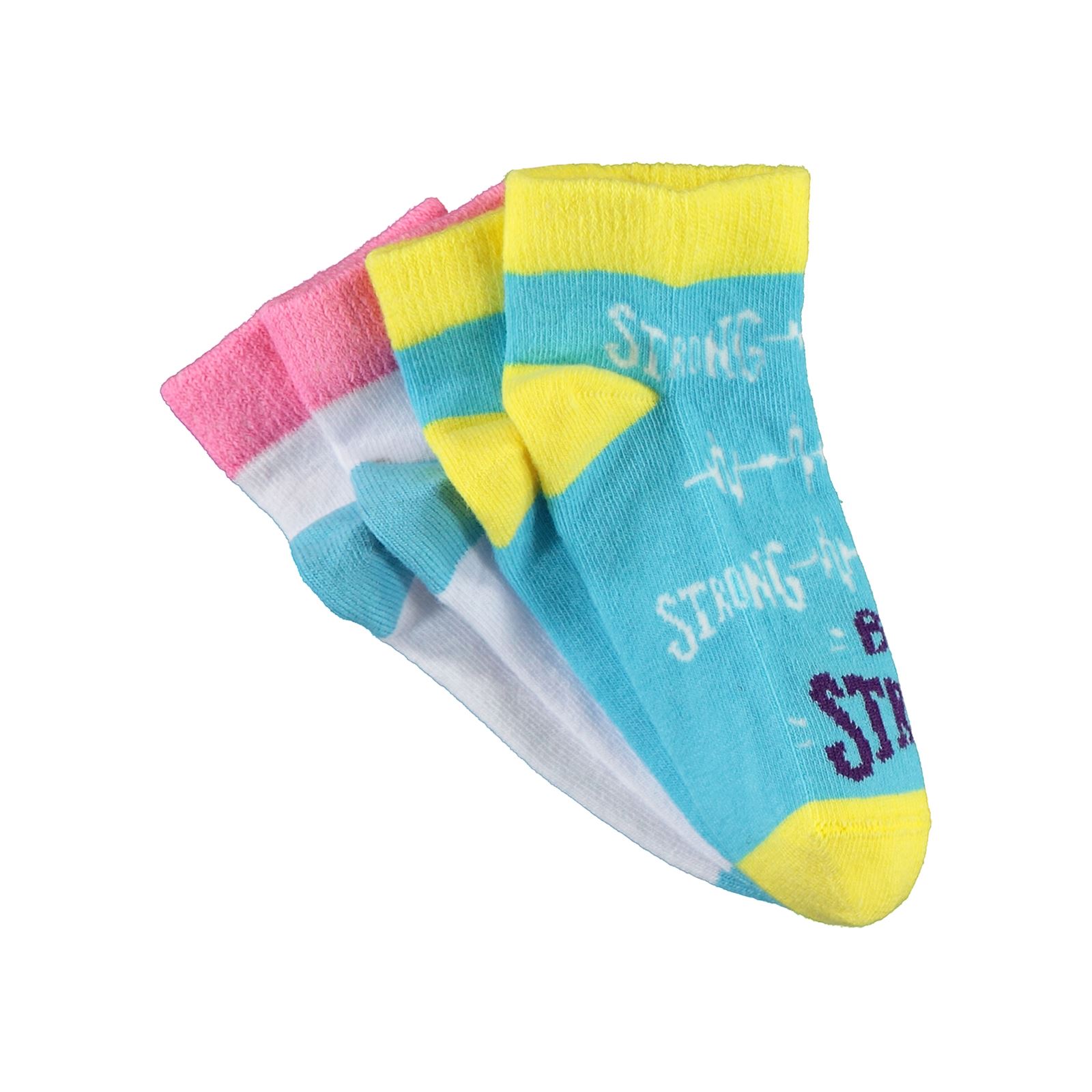 Civil Socks Kız Çocuk 2'li Patik Çorap 31 Yaş Mavi
