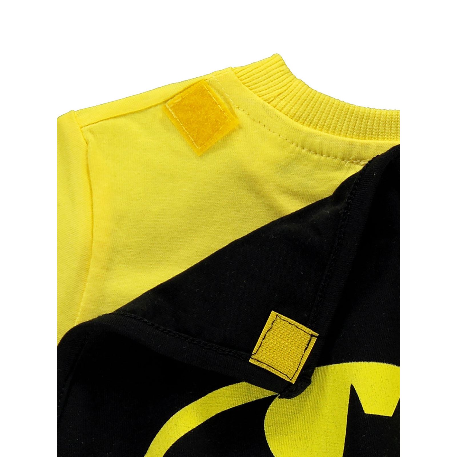 Batman Erkek Çocuk Pelerinli Tişört 2-5 Yaş Sarı