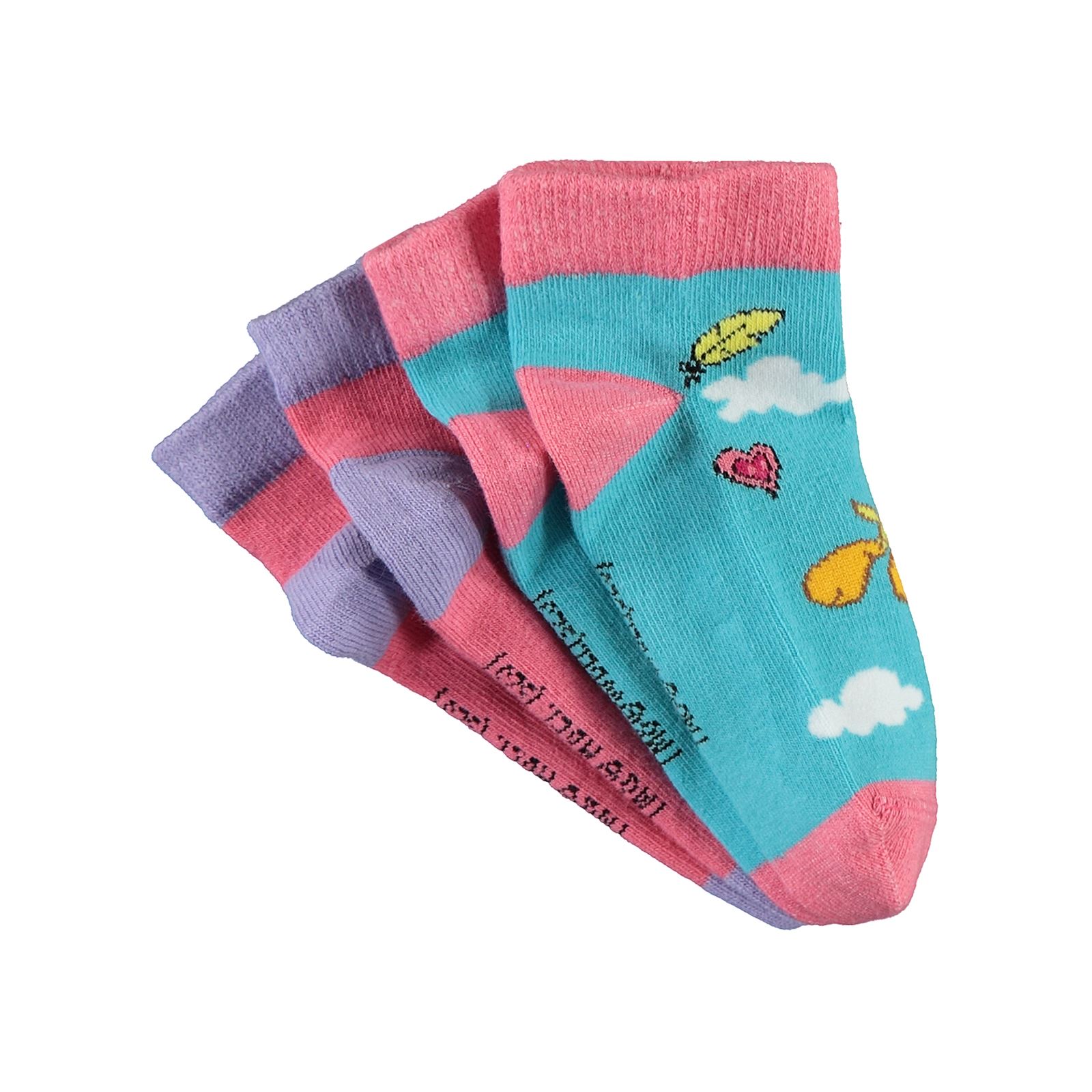 Tweety Kız Çocuk 2'li Patik Çorap Set 3-11 Yaş Narçiçeği