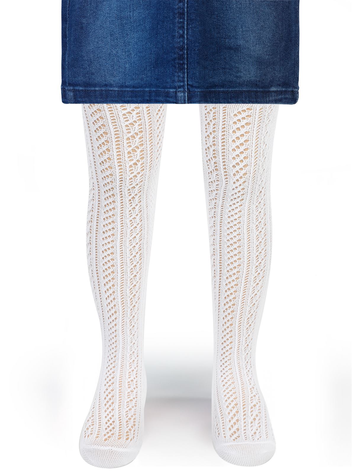 Civil Girls Kız Çocuk Külotlu Çorap 3-11 Yaş Beyaz Fiyatı 8004 / BYZ
