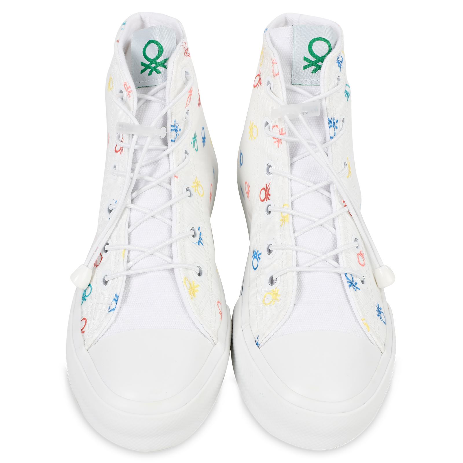 Benetton Kız Çocuk Spor Ayakkabı 31-35 Numara Beyaz
