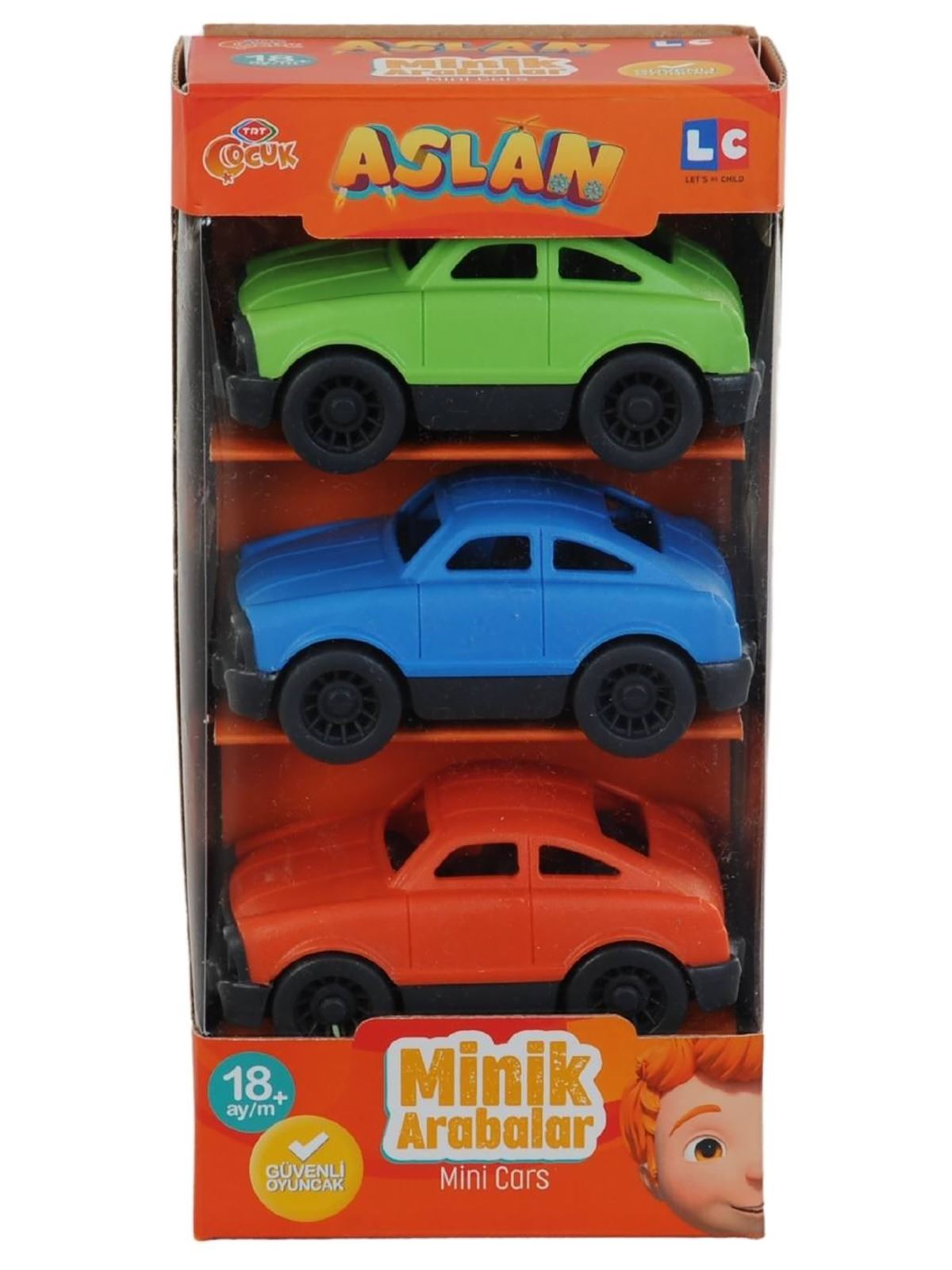 Let's Be Child TRT Çocuk Lisanslı Minik Arabalar - Aslan 