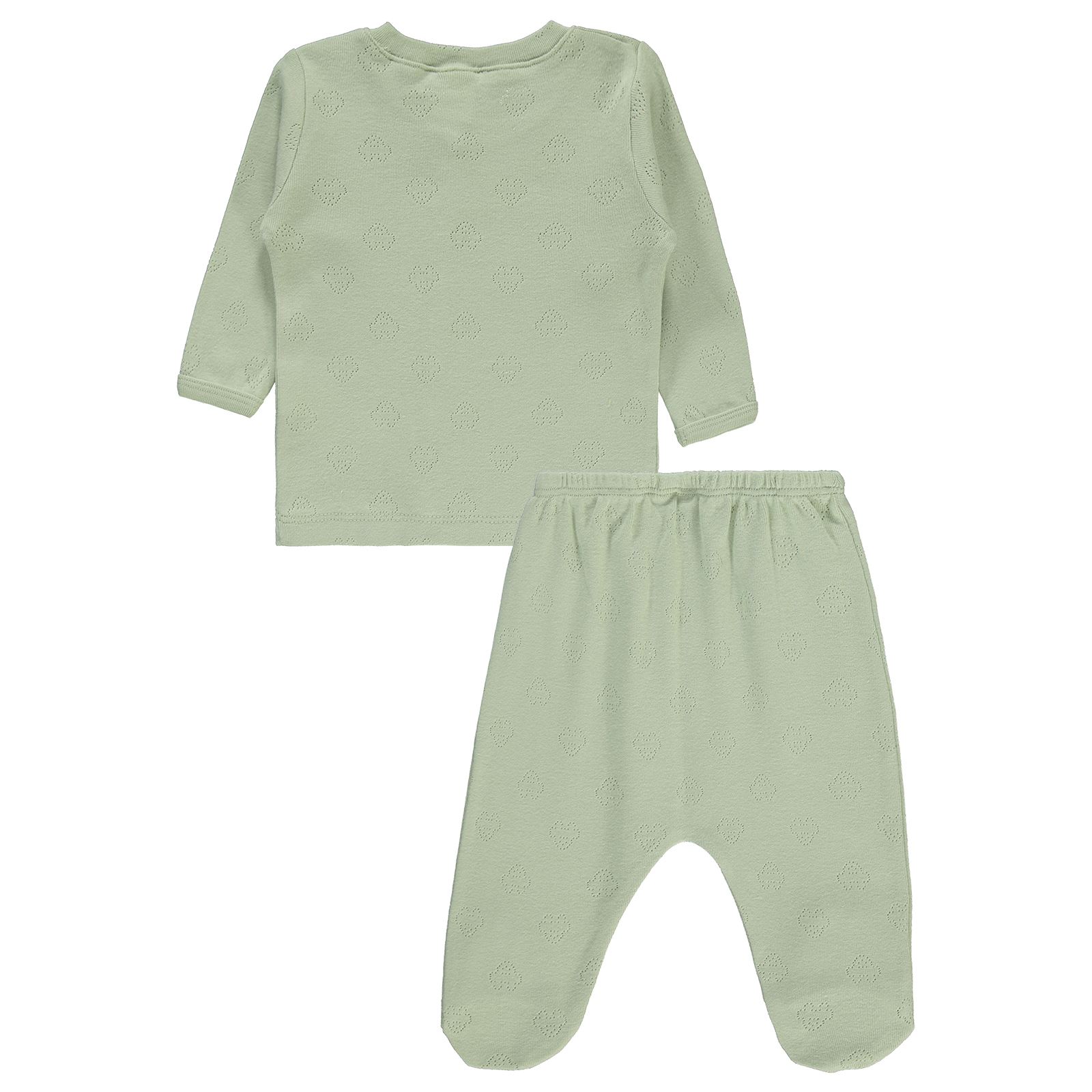 Civil Baby Erkek Bebek Pijama Takımı 1-9 Ay  Çağla Yeşili