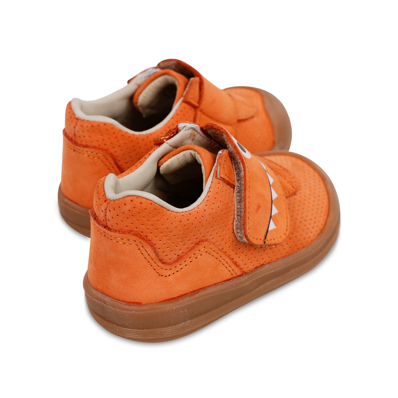 Civil Baby Erkek Bebek Cırtlı İlk Adım Ayakkabısı 19-21 Numara Oranj