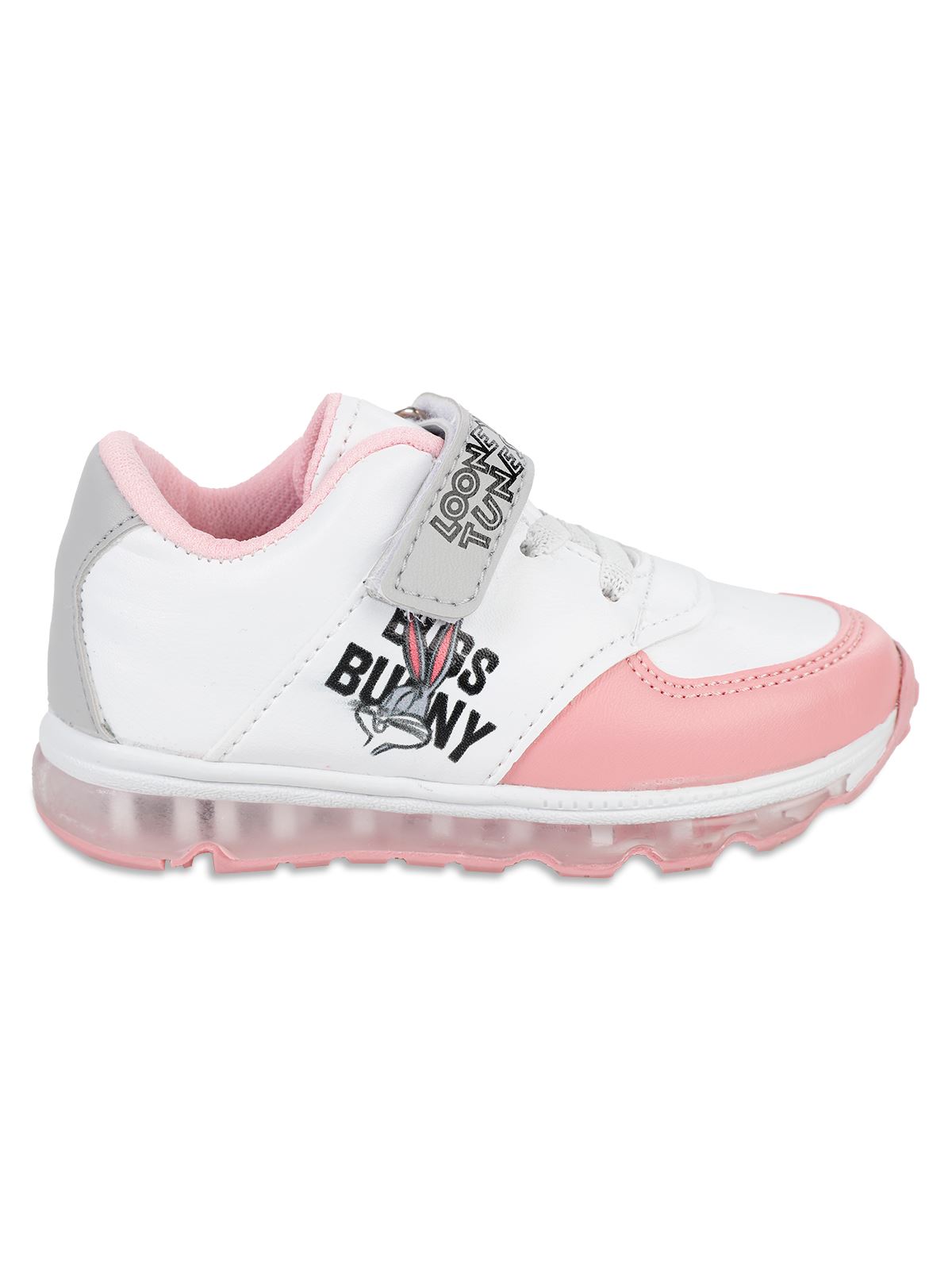 Bugs Bunny Kız Çocuk Spor Ayakkabı 22-25 Numara Beyaz