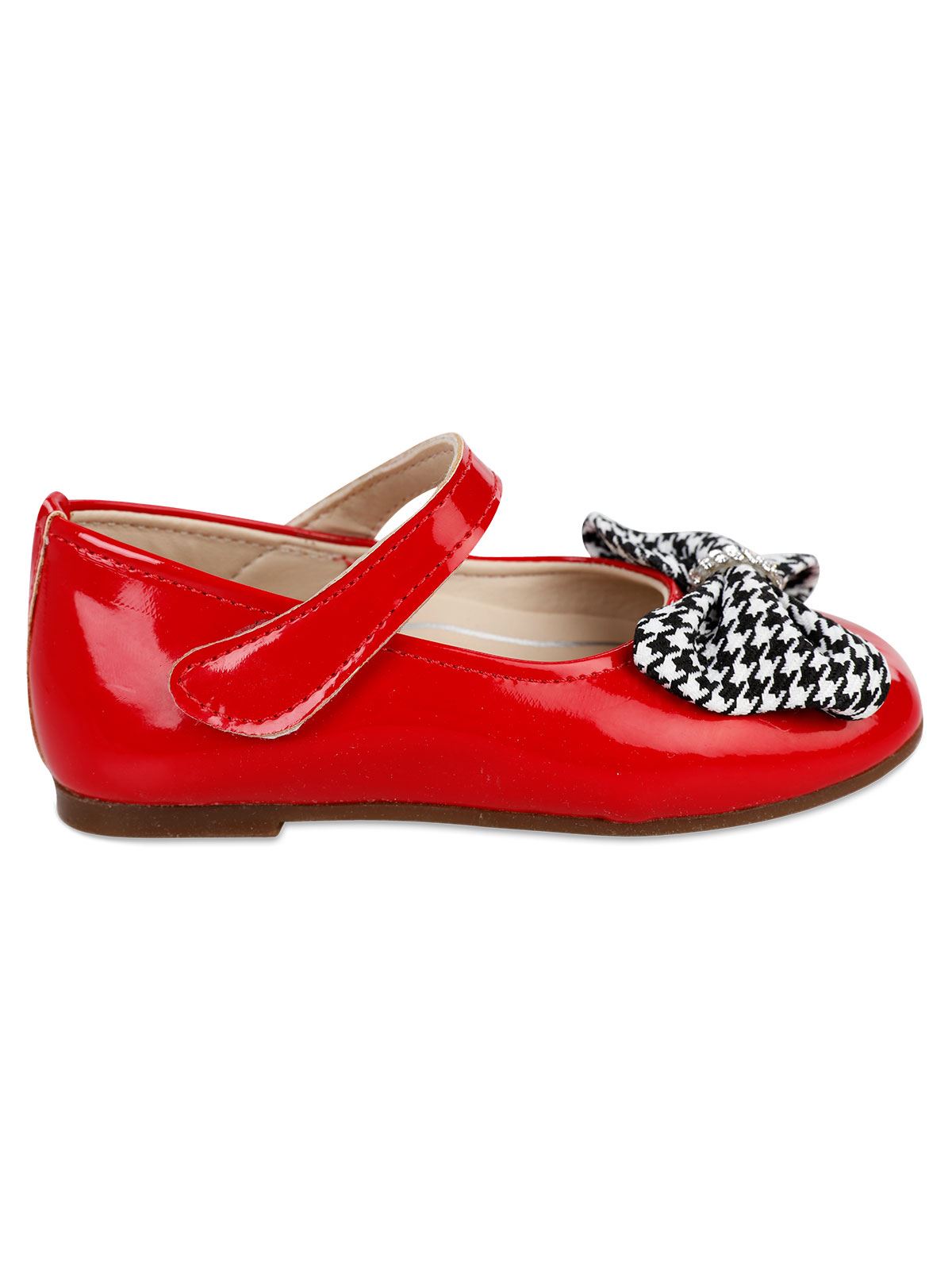 Civil Girls Kız Çocuk Babet Ayakkabı 22-25 Numara Kırmızı