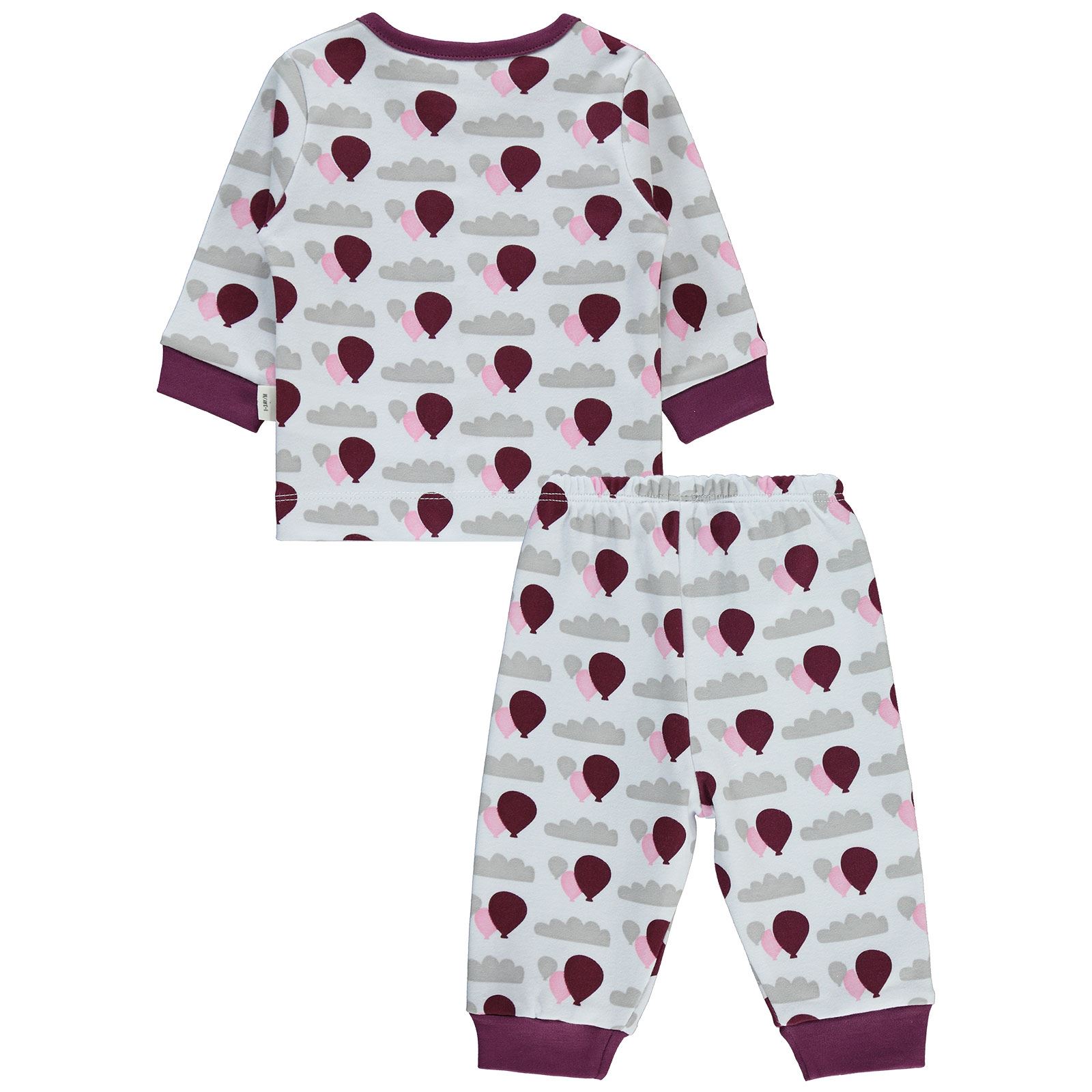 Civil Baby Bebek Pijama Takımı 1-3 Ay Bordo