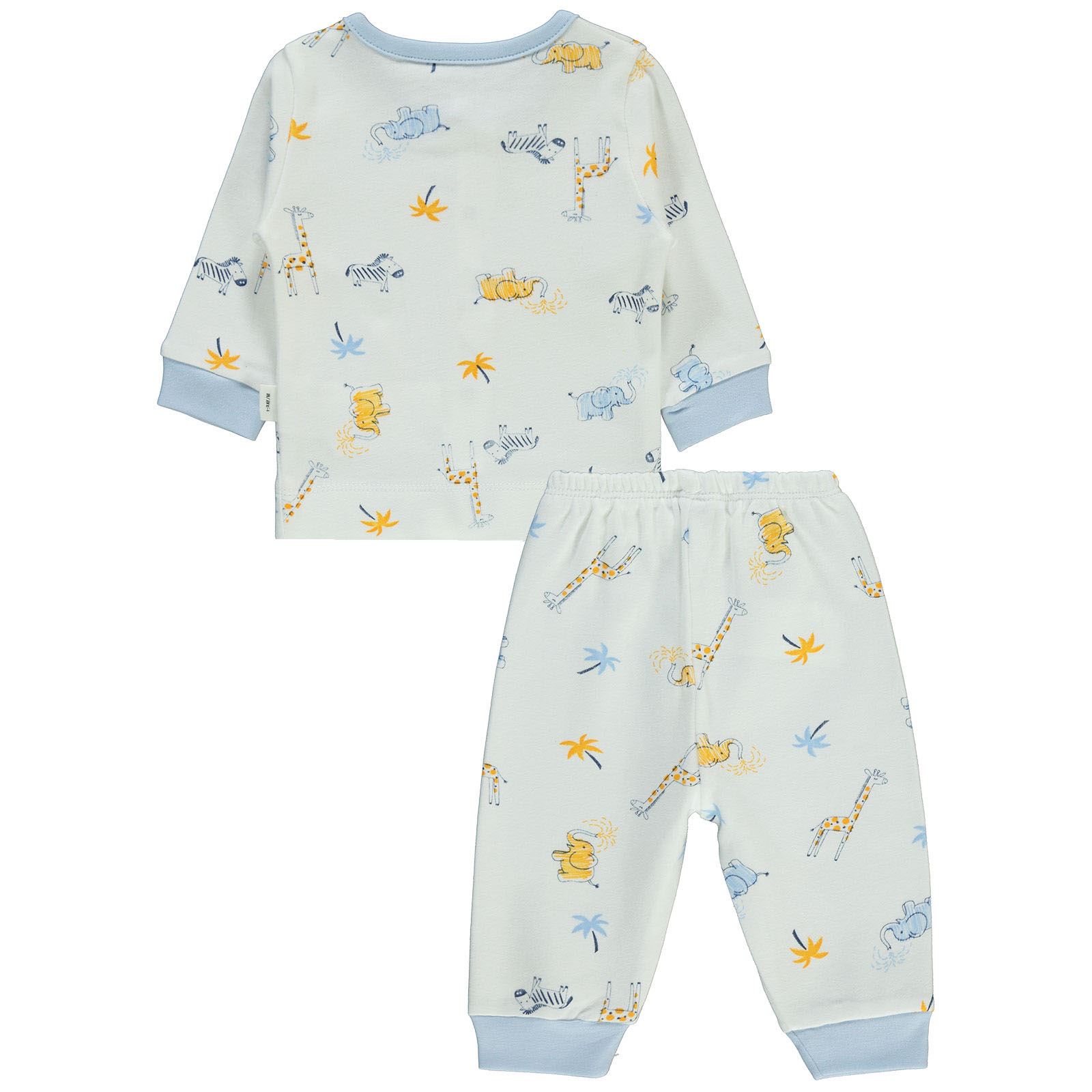 Civil Baby Erkek Bebek Pijama Takımı 1-3 Ay Mavi