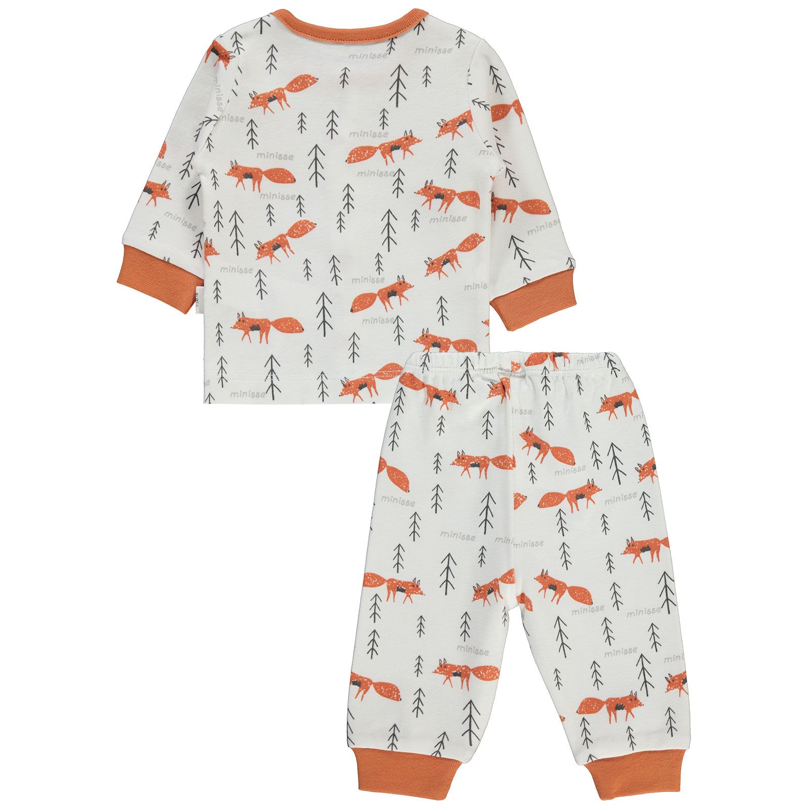 Civil Baby Erkek Bebek Pijama Takımı 1-3 Ay Kahverengi