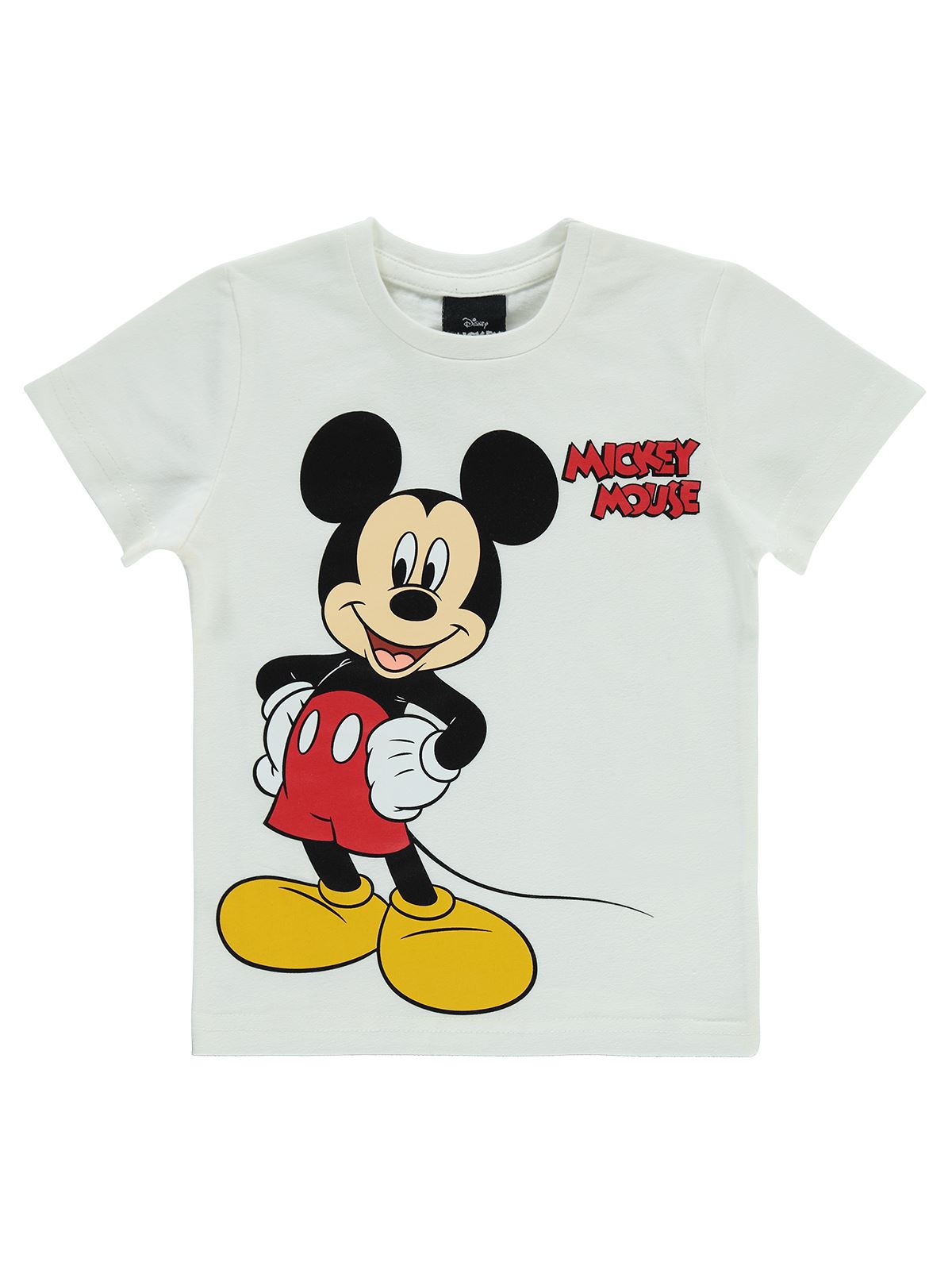 Mickey Mouse Erkek Çocuk Tişört 2-7 Yaş Krem