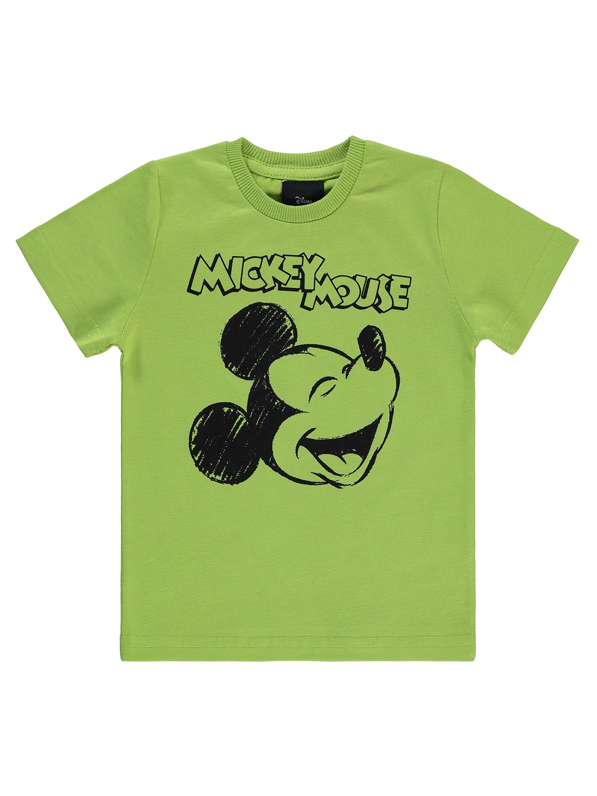 Mickey Mouse Erkek Çocuk Tişört 2-7 Yaş Fıstık Yeşili