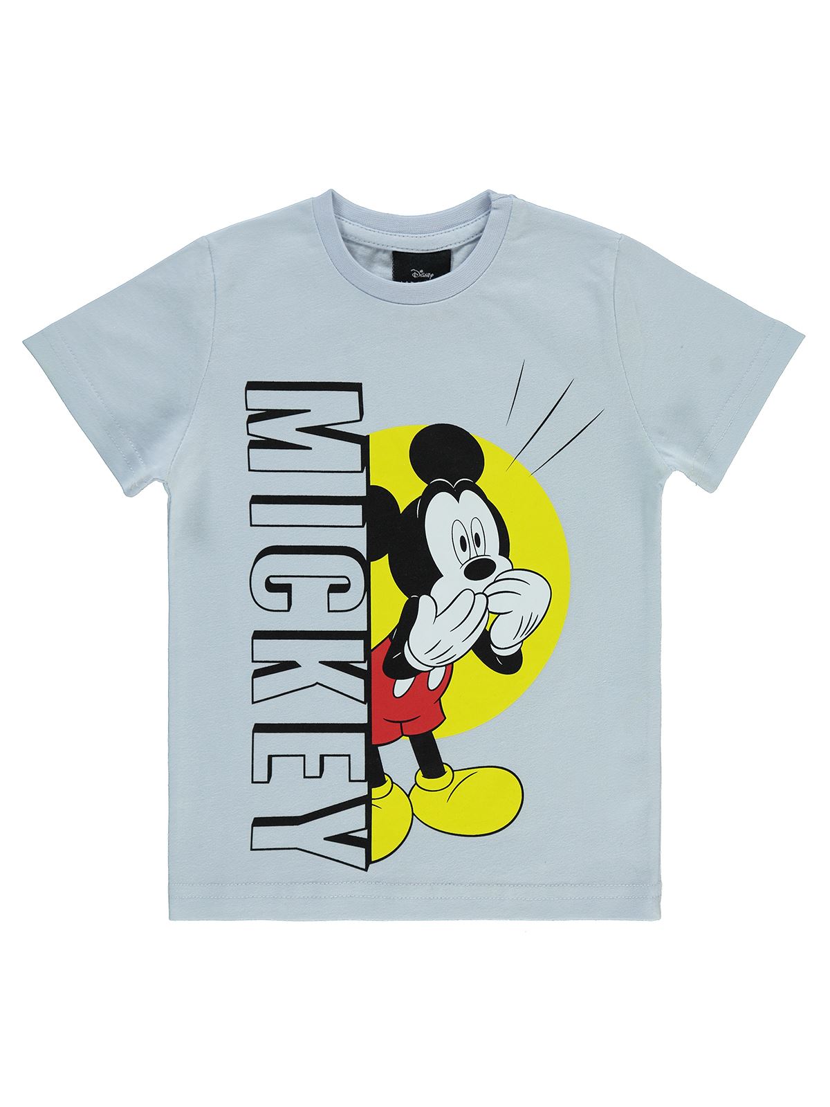 Mickey Mouse Erkek Çocuk Tişört 2-7 Yaş Açık Mavi