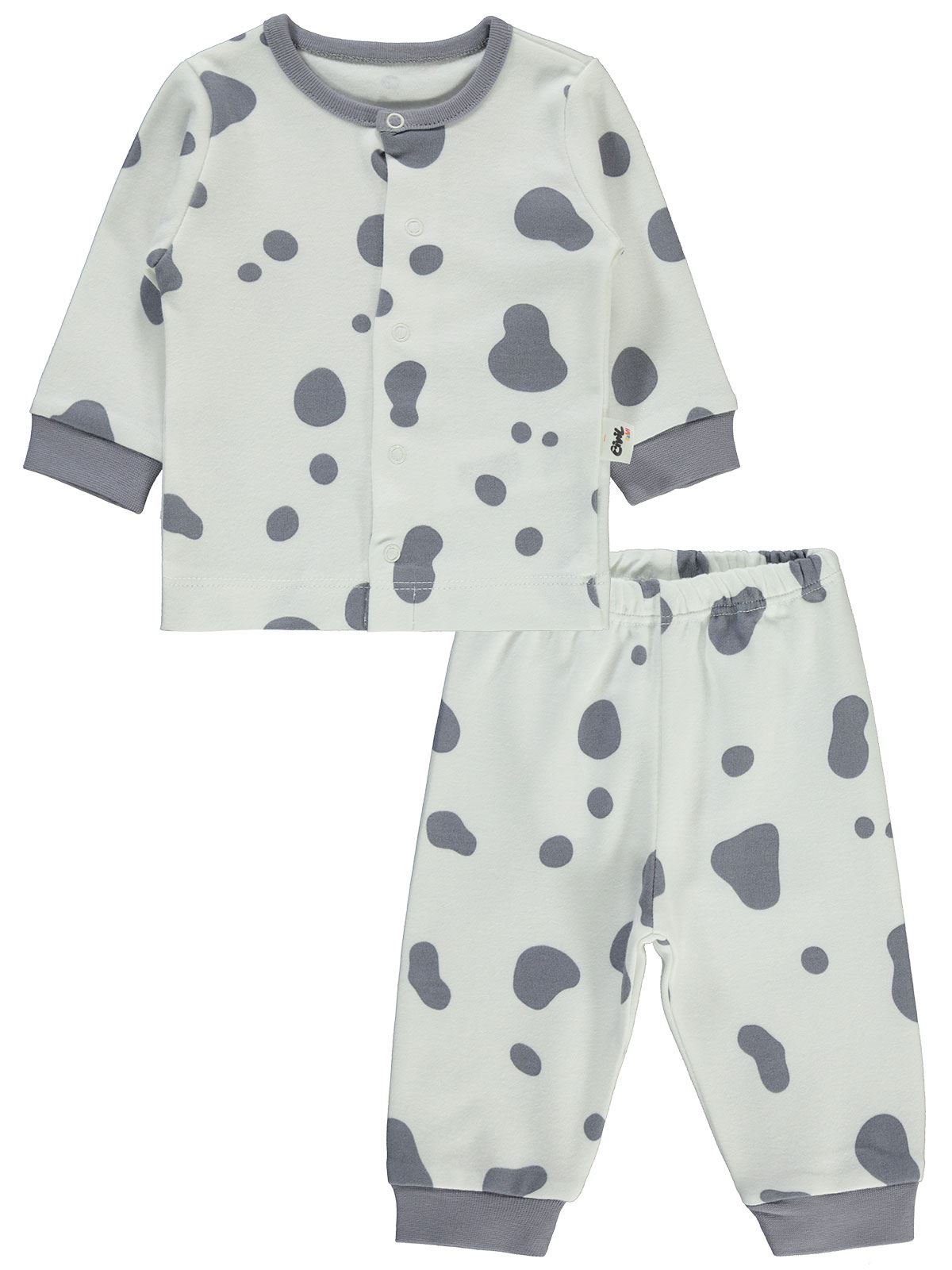 Civil Baby Bebek Pijama Takımı 1-3 Ay Gri