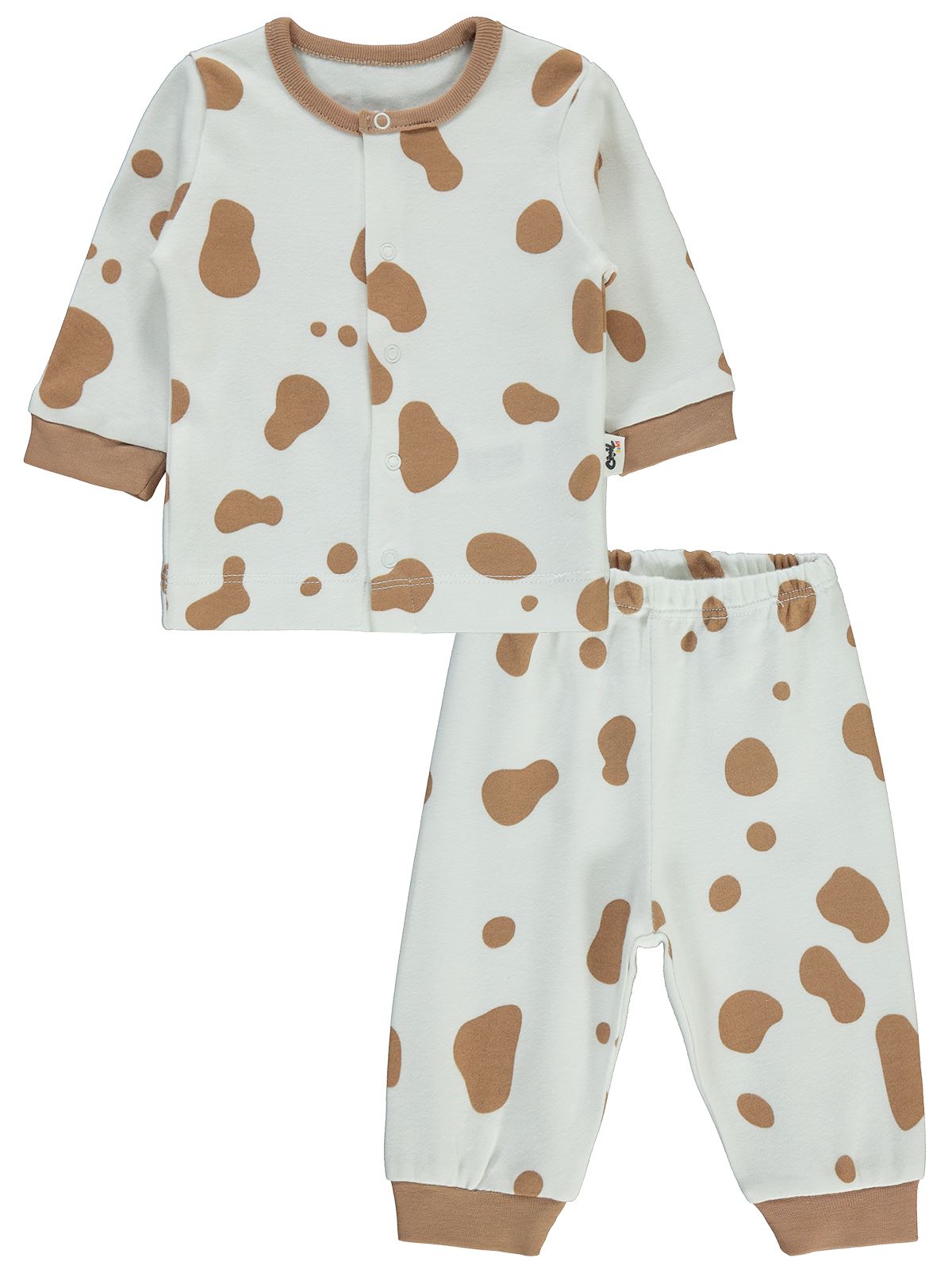 Civil Baby Bebek Pijama Takımı 1-3 Ay Kahverengi
