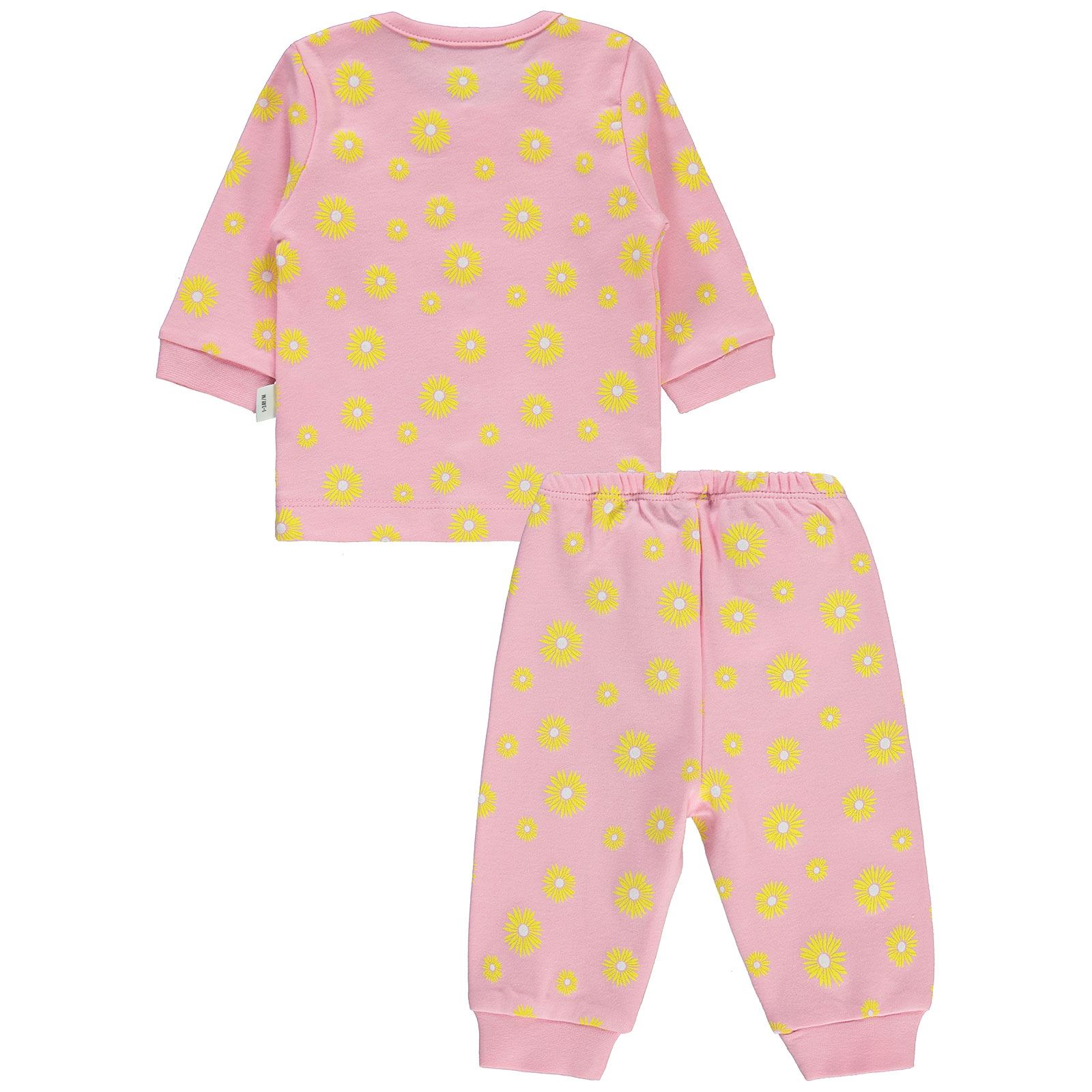 Civil Baby Kız Bebek Pijama Takımı 1-3 Ay Pembe