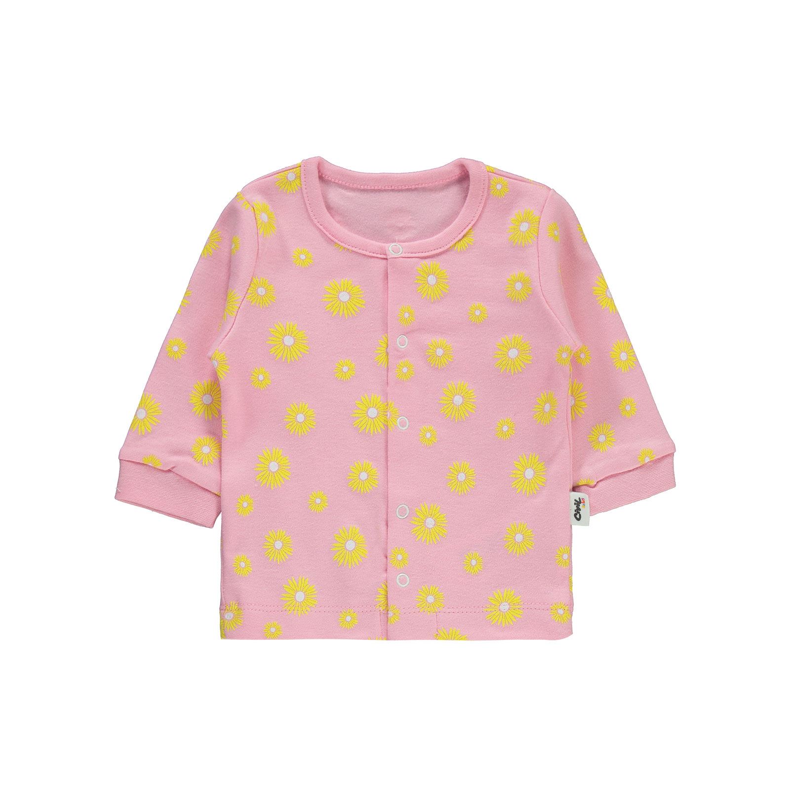 Civil Baby Kız Bebek Pijama Takımı 1-3 Ay Pembe