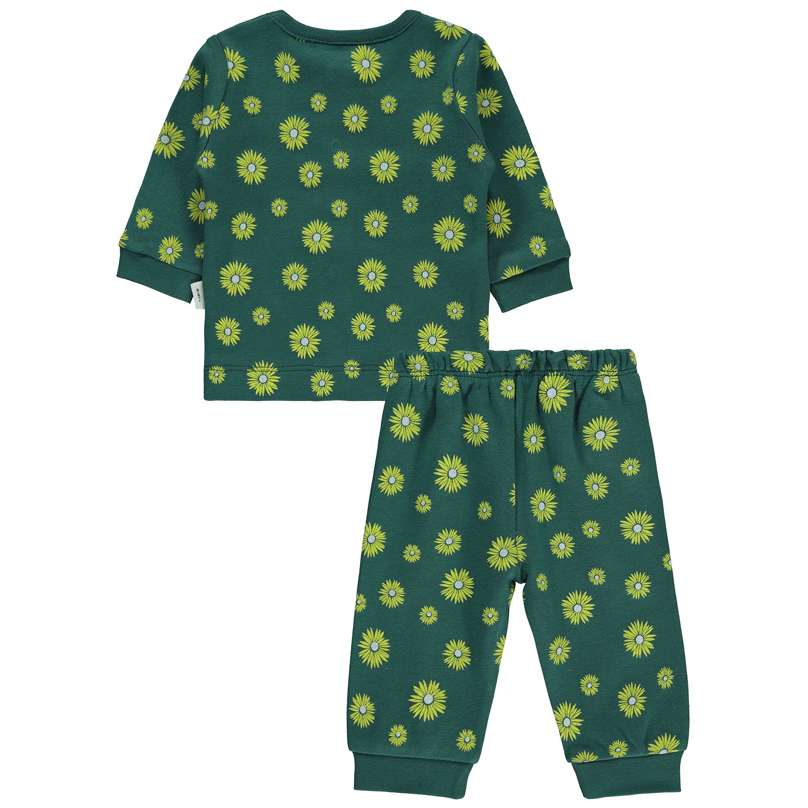 Civil Baby Kız Bebek Pijama Takımı 1-3 Ay Yeşil