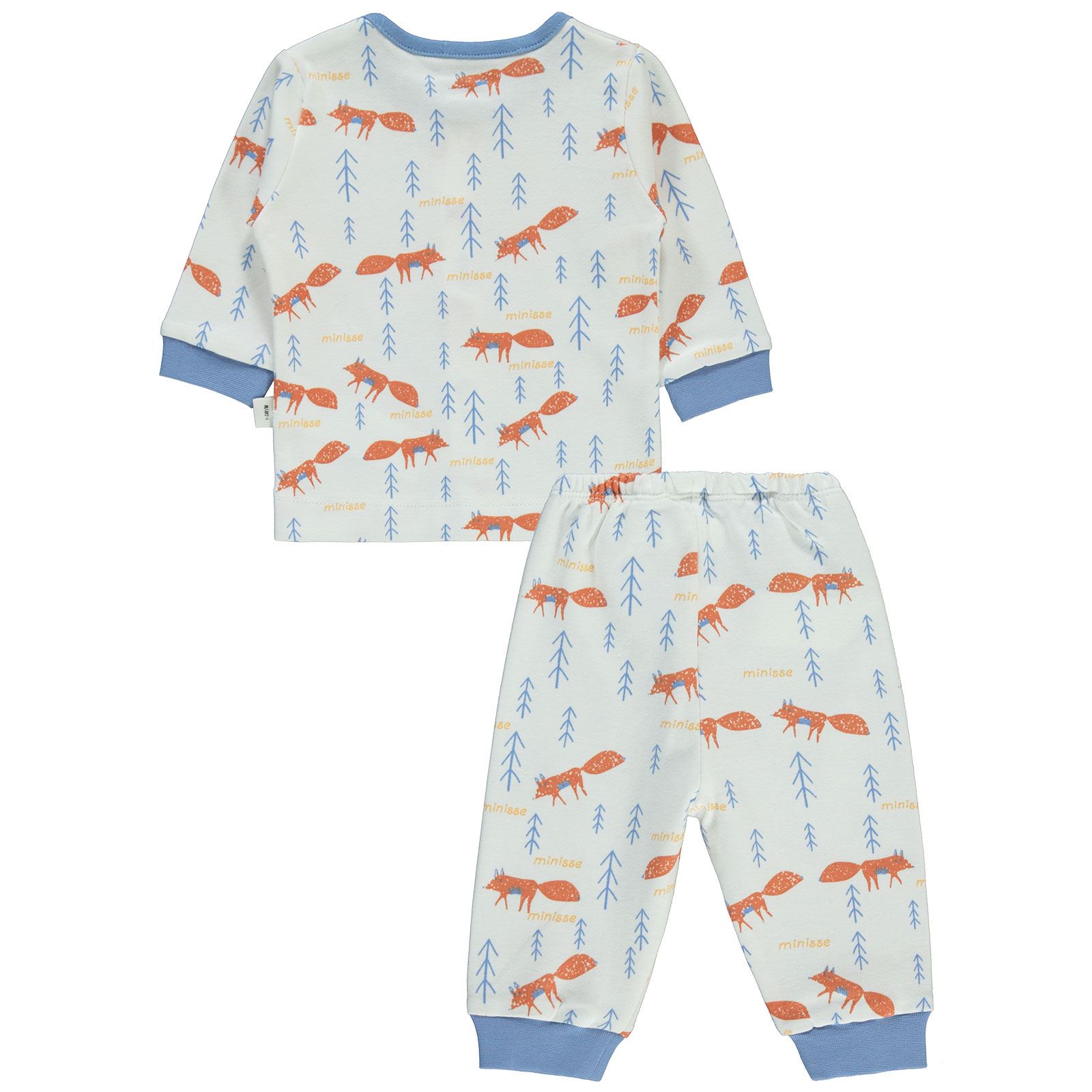 Civil Baby Erkek Bebek Pijama Takımı 1-3 Ay Mavi