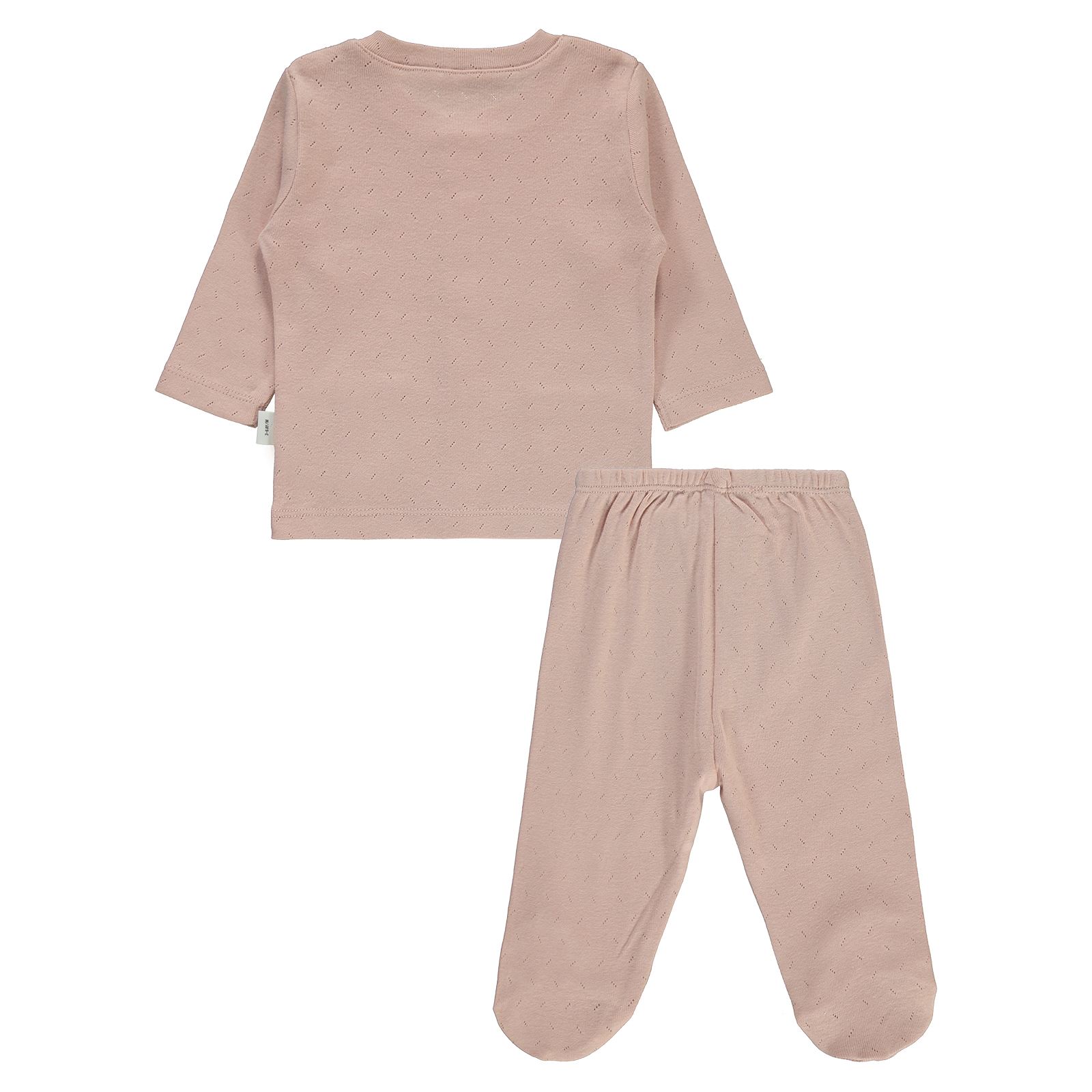 Civil Baby Kız Bebek Pijama Takımı 3-6 Ay Kum