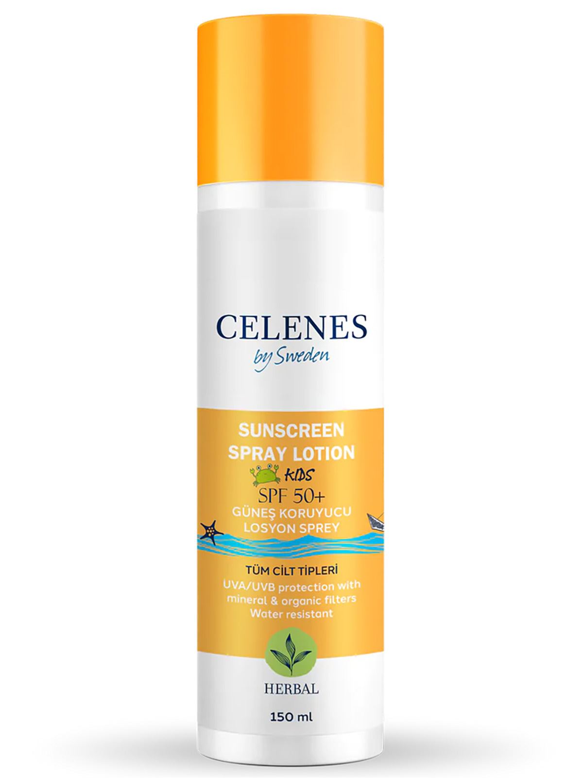 Celenes Herbal Güneş Koruyucu Losyon Spray 50 Spf Çocuk 150 ml