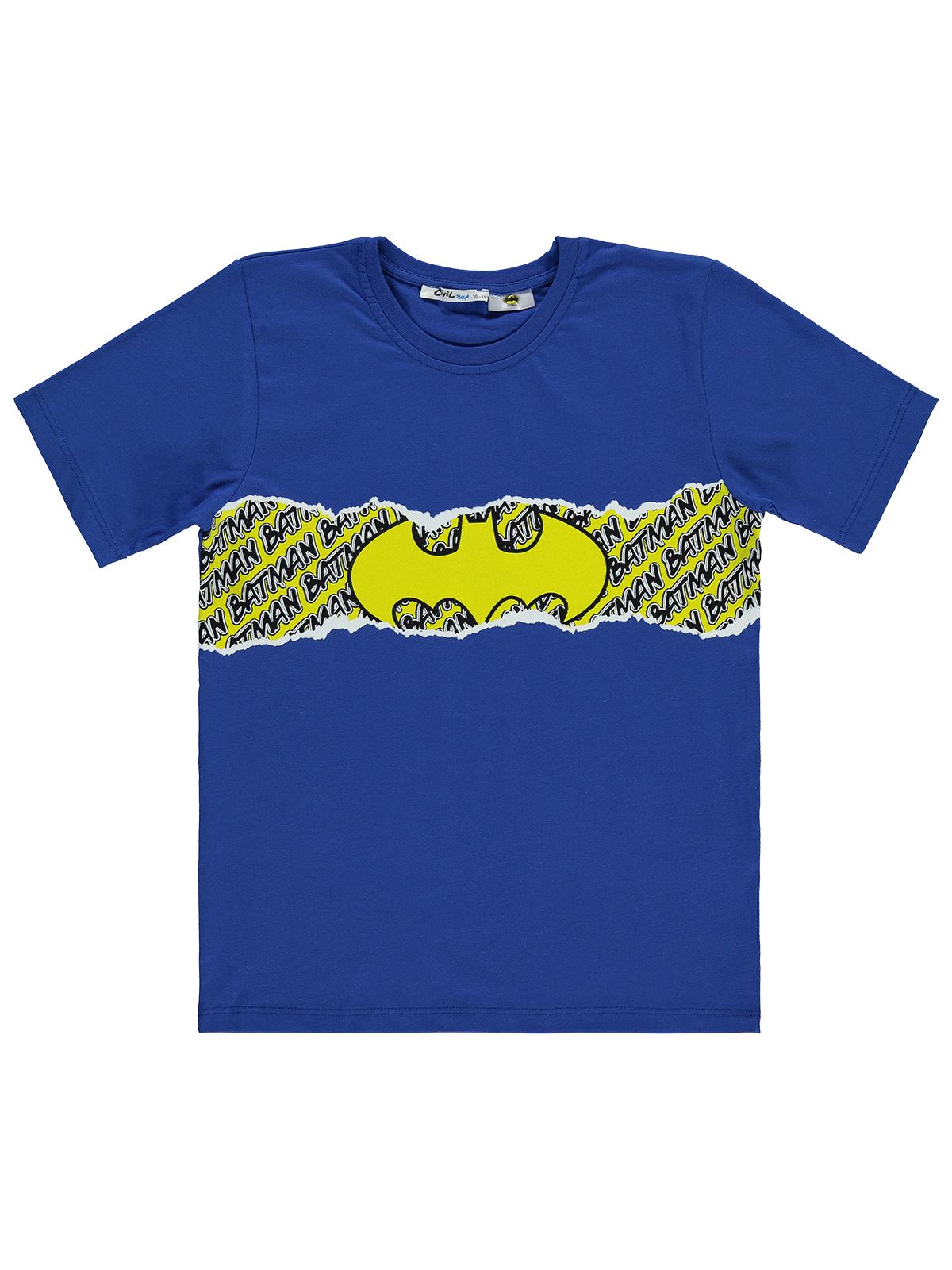 Batman Erkek Çocuk Tişört 10-13 Yaş Saks Mavisi