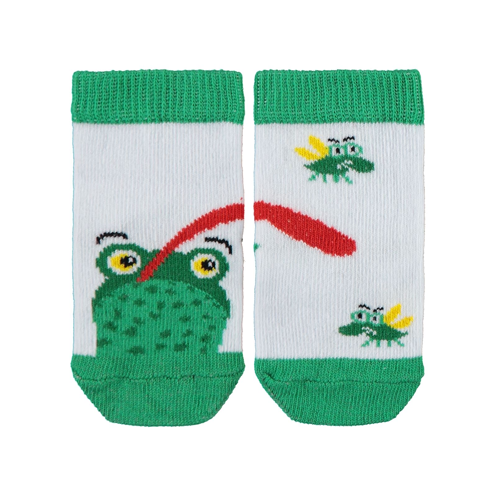Civil Baby Erkek Bebek 3'lü Çorap Set 0-24 Ay Yeşil
