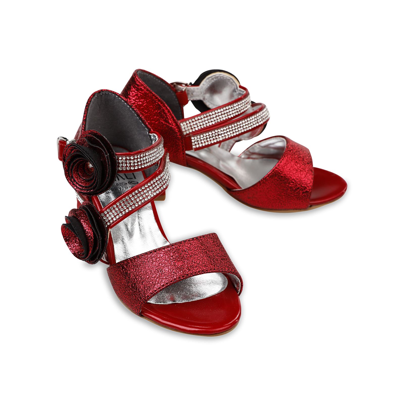 Harli Kız Çocuk Babet Ayakkabı 33-37 Numara Kırmızı