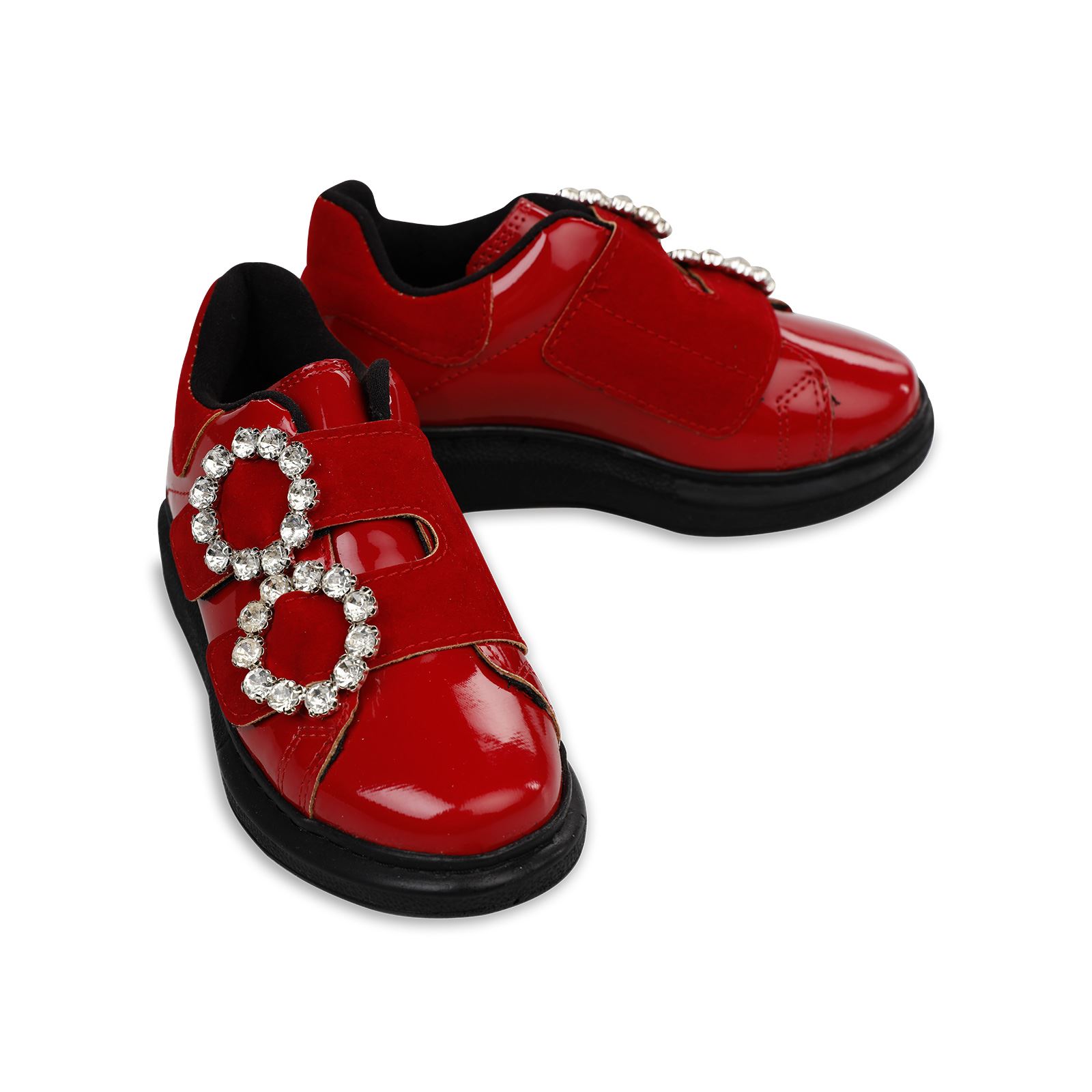 Harli Kız Çocuk Spor Ayakkabı 31-35 Numara Kırmızı