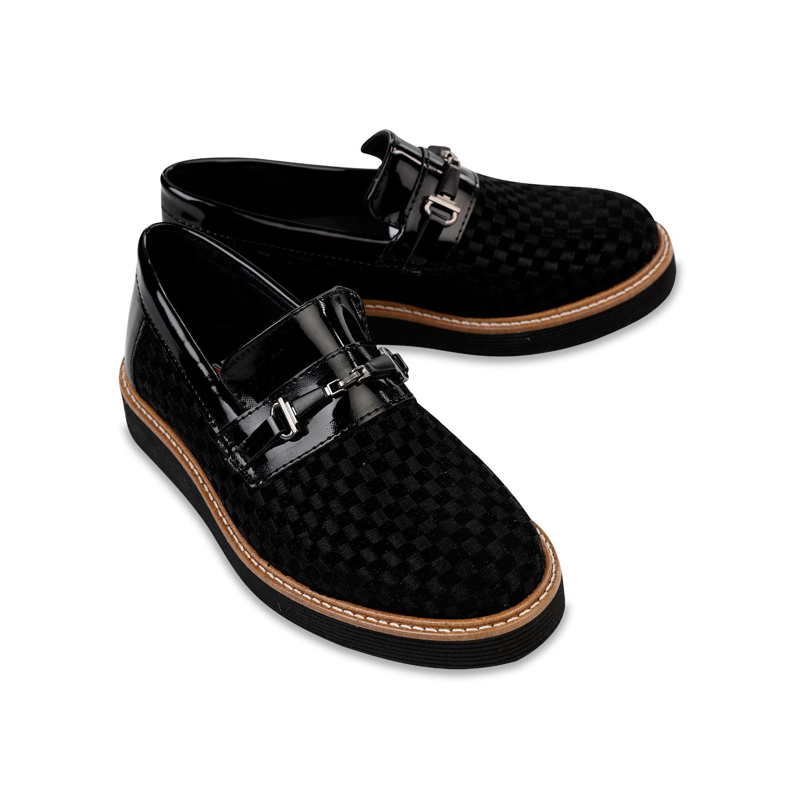 Harli Erkek Çocuk Klasik Ayakkabı 36-40 Numara Siyah