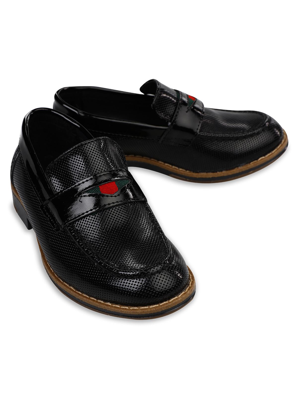 Harli Erkek Çocuk Kısa Topuklu Klasik Ayakkabı 26-30 Numara Siyah