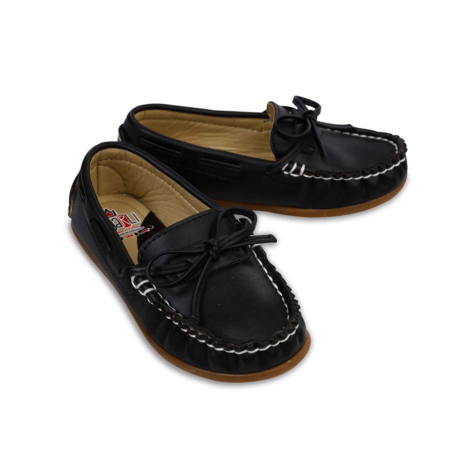 Harli Erkek Çocuk Klasik Ayakkabı 26-30 Numara Siyah