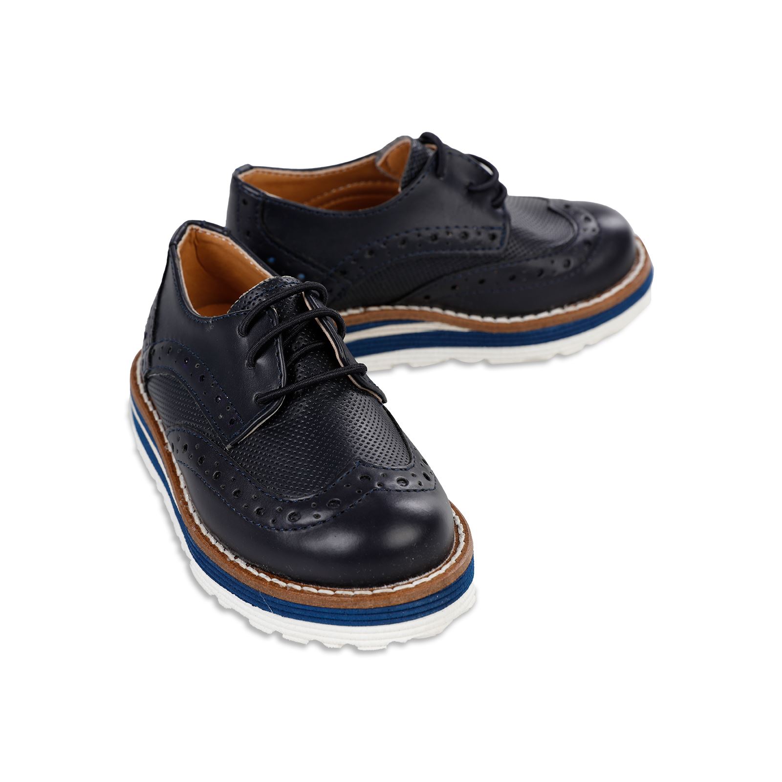 Harli Erkek Çocuk Klasik Ayakkabı 21-25 Numara Lacivert