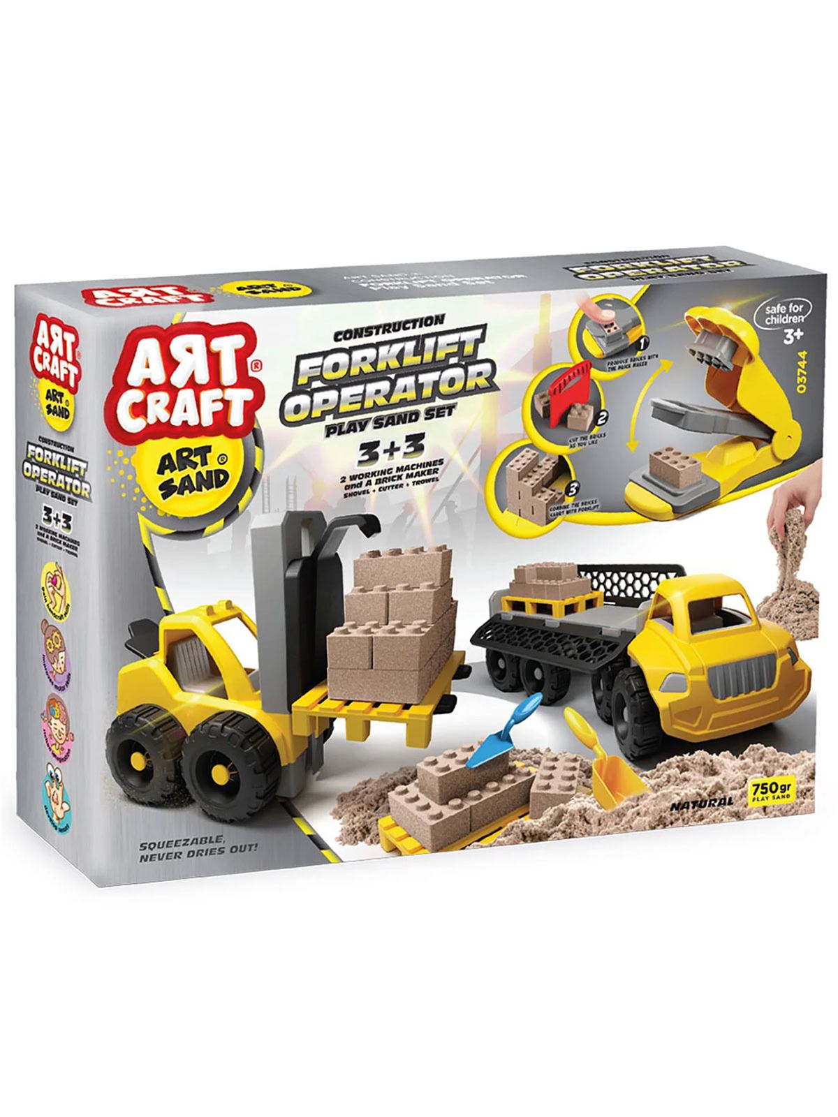 Art Craft Artsand Forklift Operatör Kum Set 750 gr