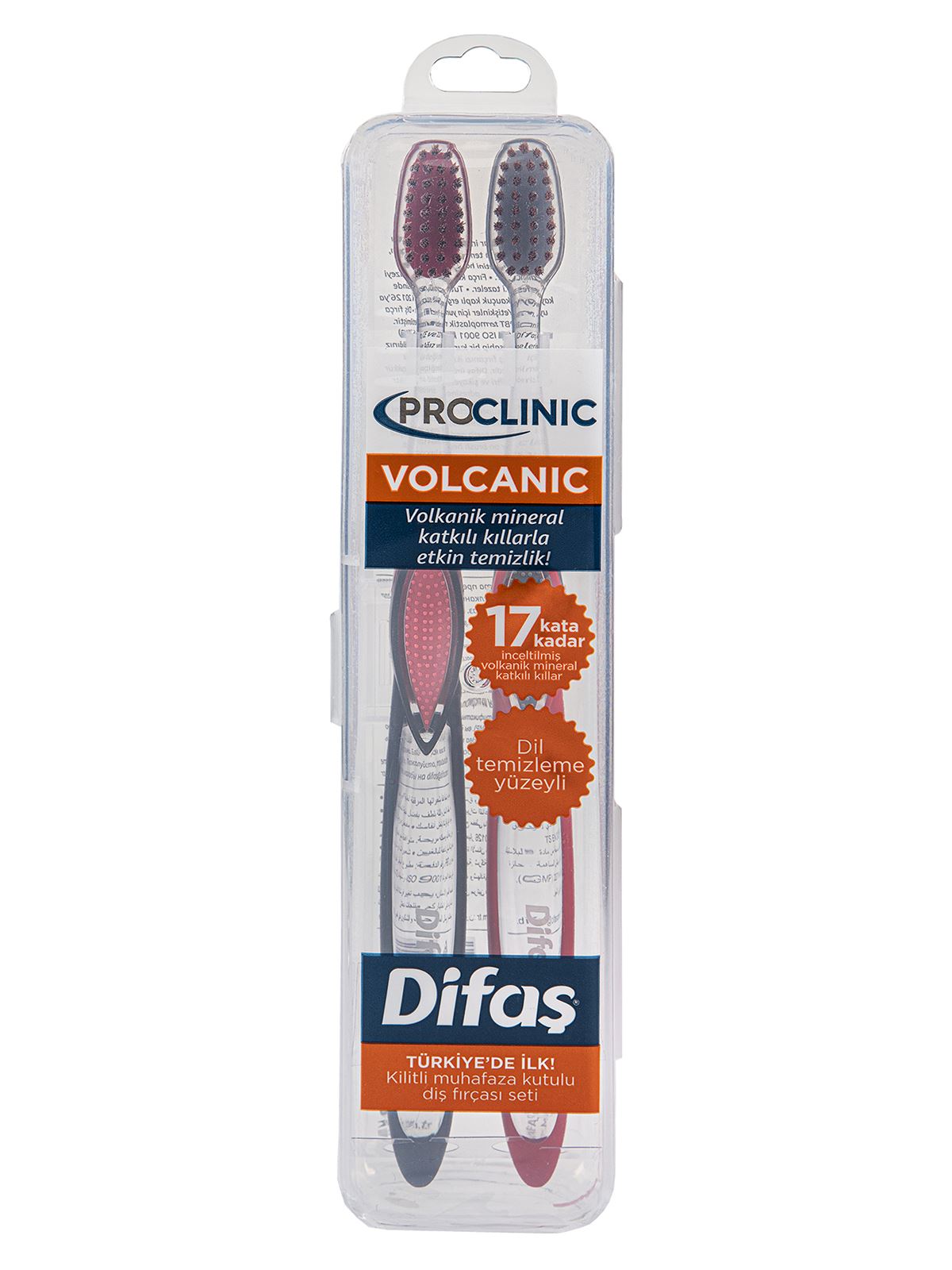 Difaş Proclinic Volcanic 1+1 Diş Fırçası