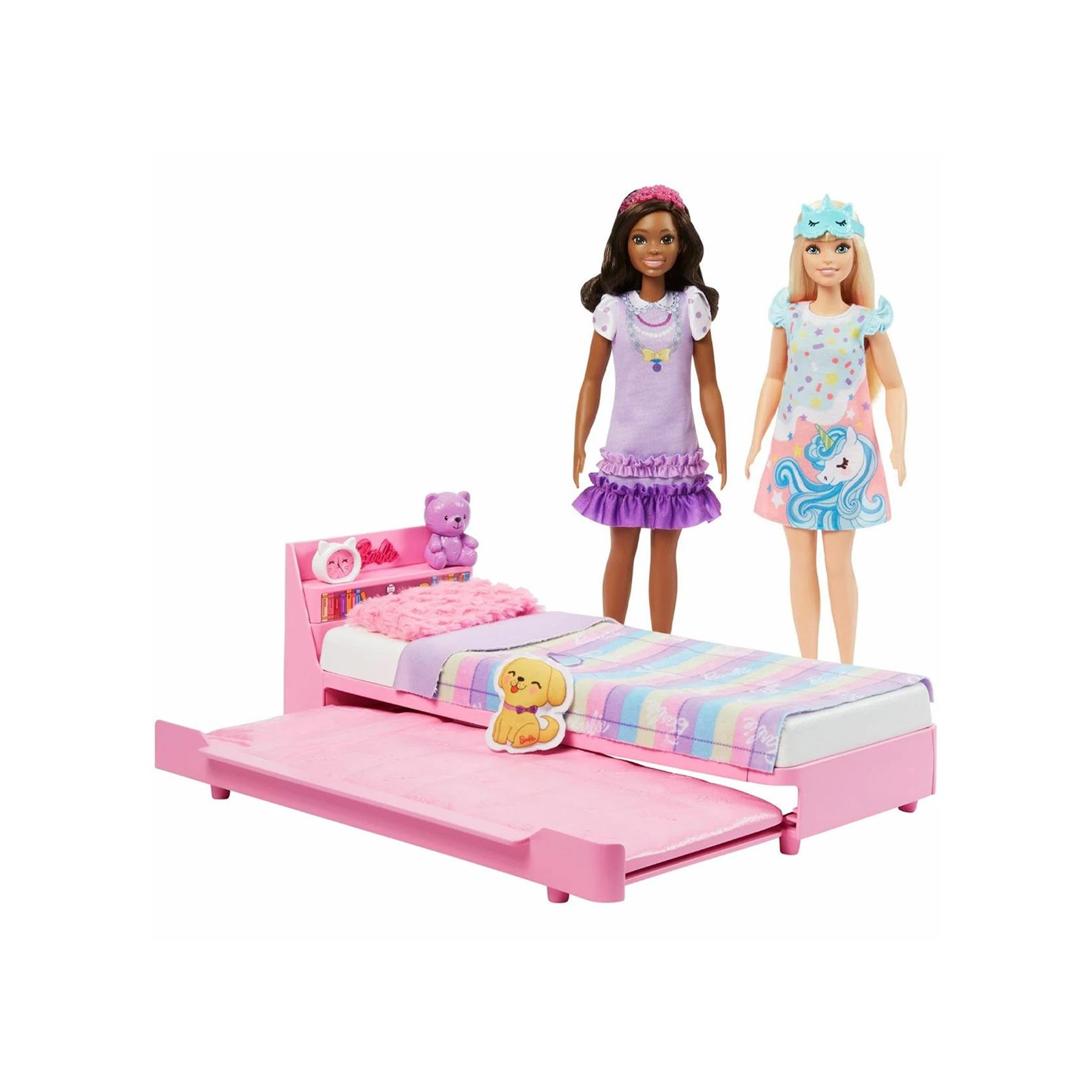 Barbie İlk Bebeğim Yatağı Oyun Seti Pembe