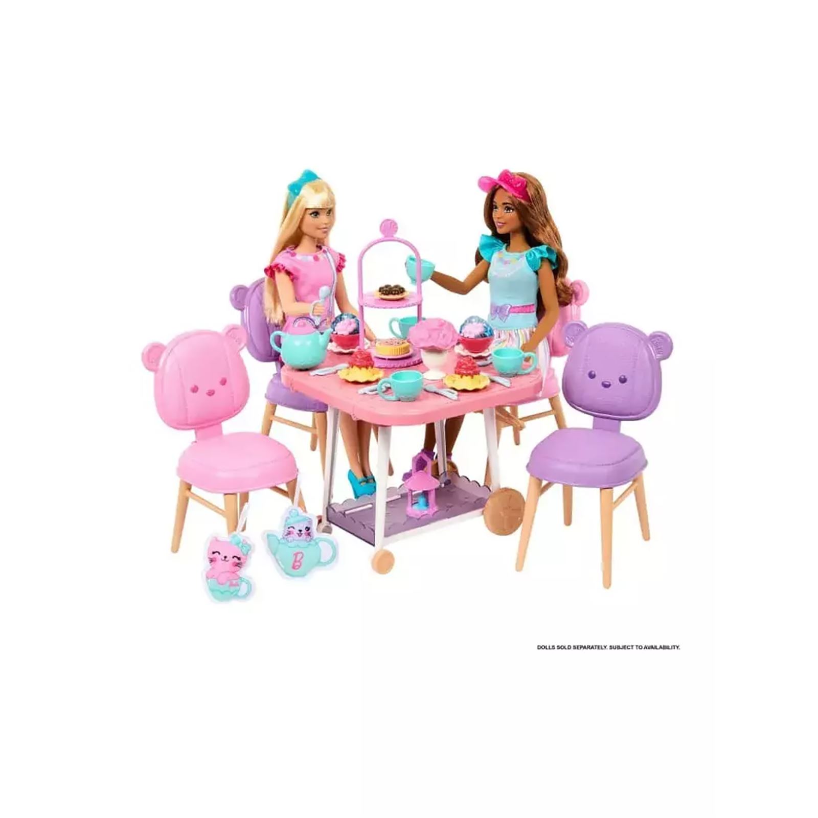 Barbie İlk Bebeğim Çay Partisi Oyun Seti Pembe