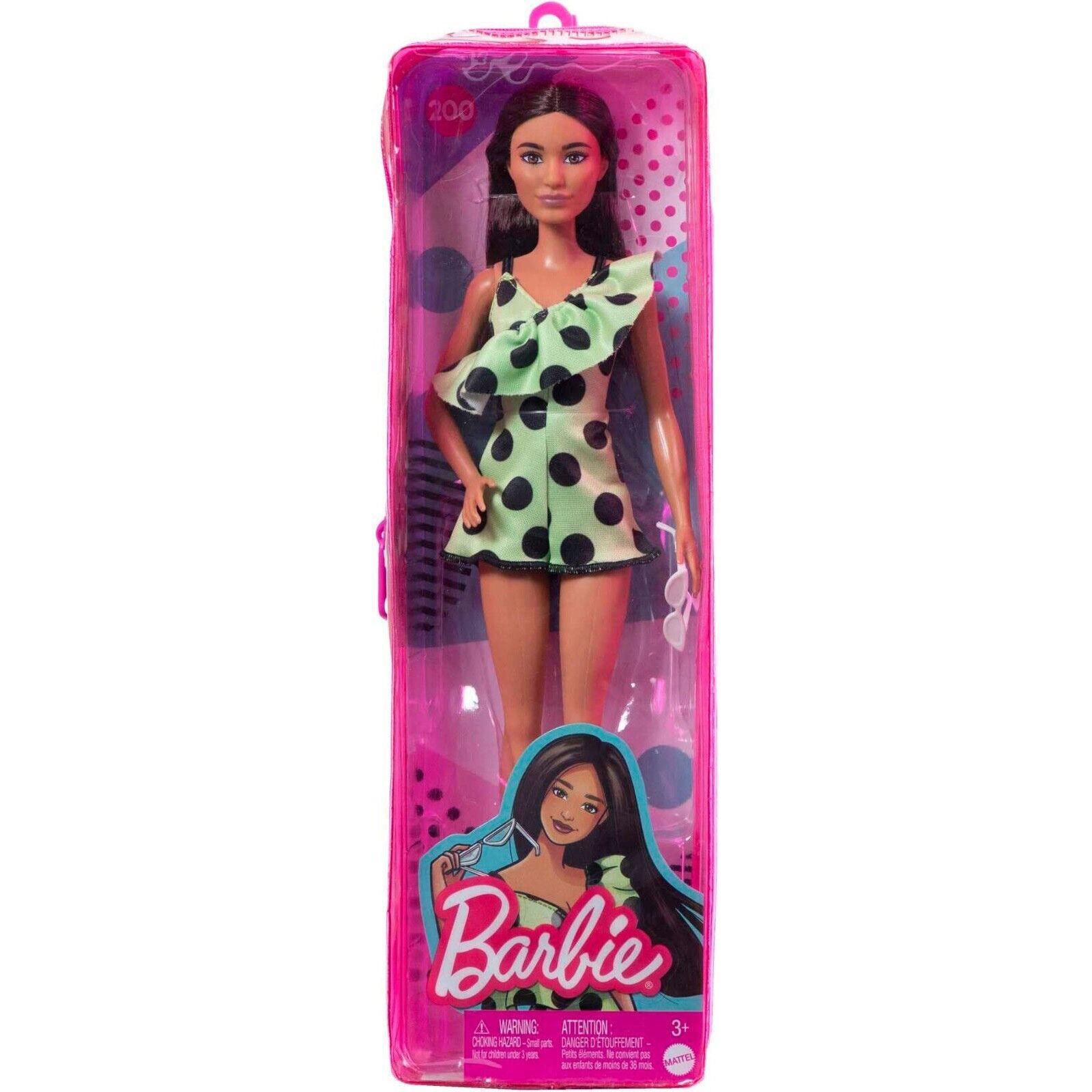 Barbie Fashionistas Büyüleyici Parti Bebekleri Yeşil-Siyah