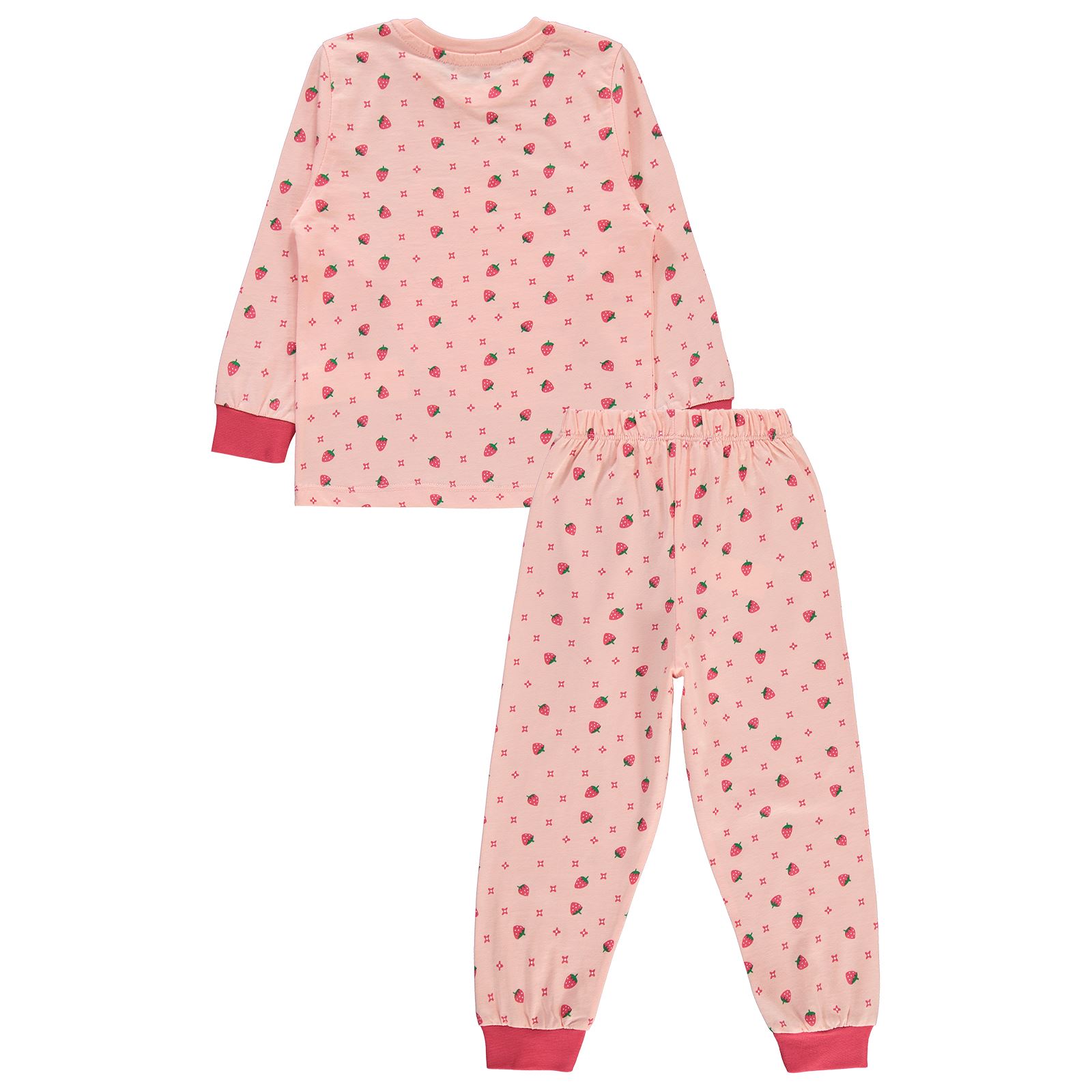 Civil Girls Kız Çocuk Pijama Takımı 2-5 Yaş Pudra