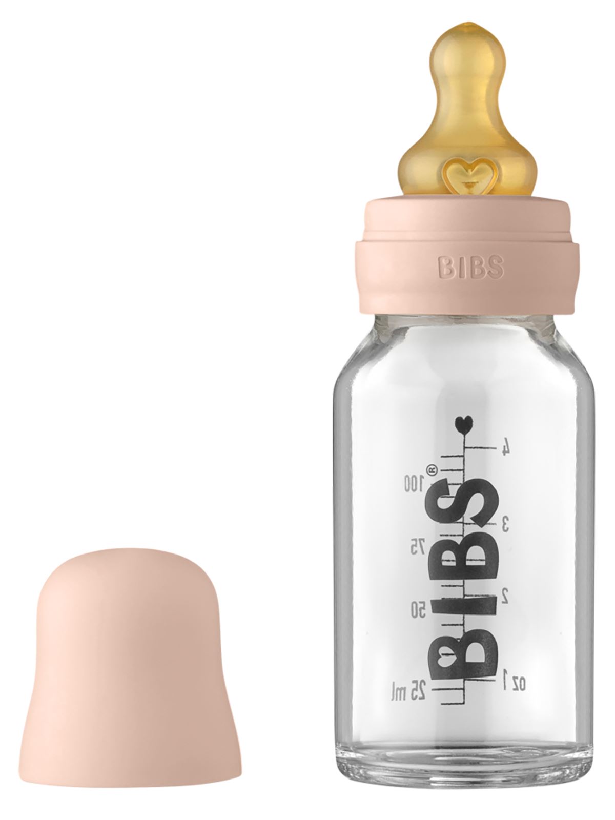 Bibs Baby Bottle Complete Set 110 Ml Pembe