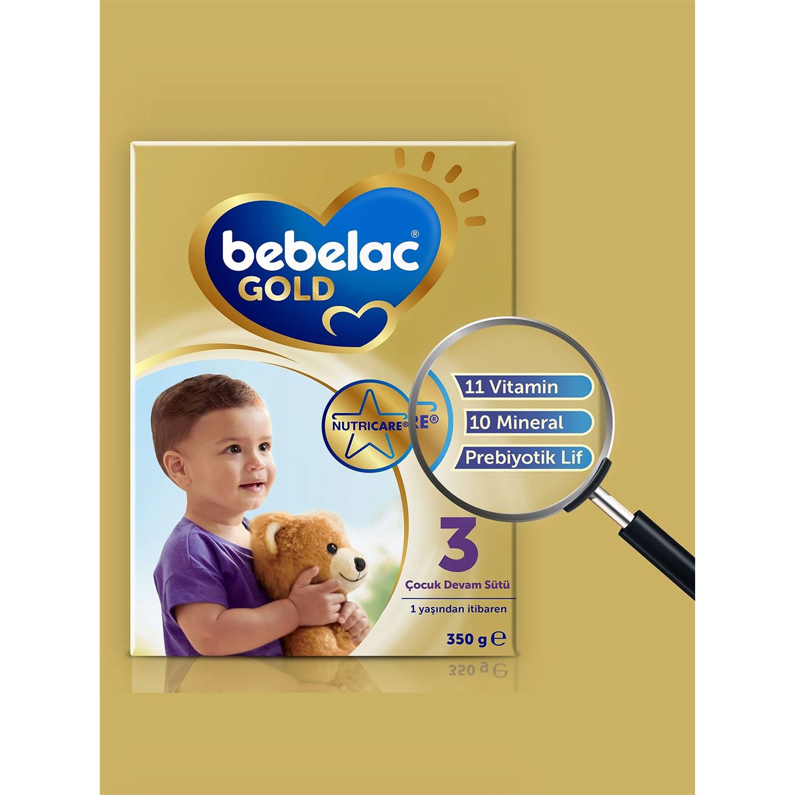 Bebelac Gold 3 Vitamin Prebiyotik 350 Gr