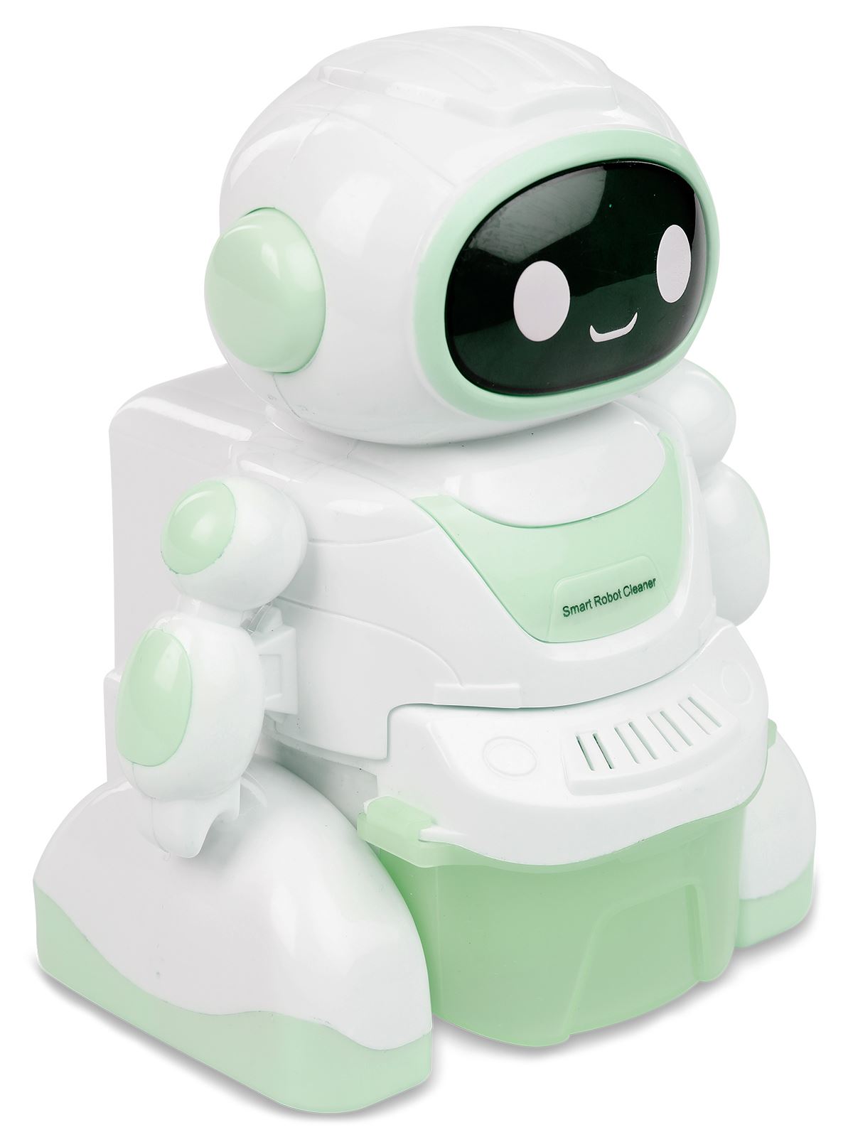 Can Oyuncak Sesli Ve Işıklı Süpürge Robot Yeşil