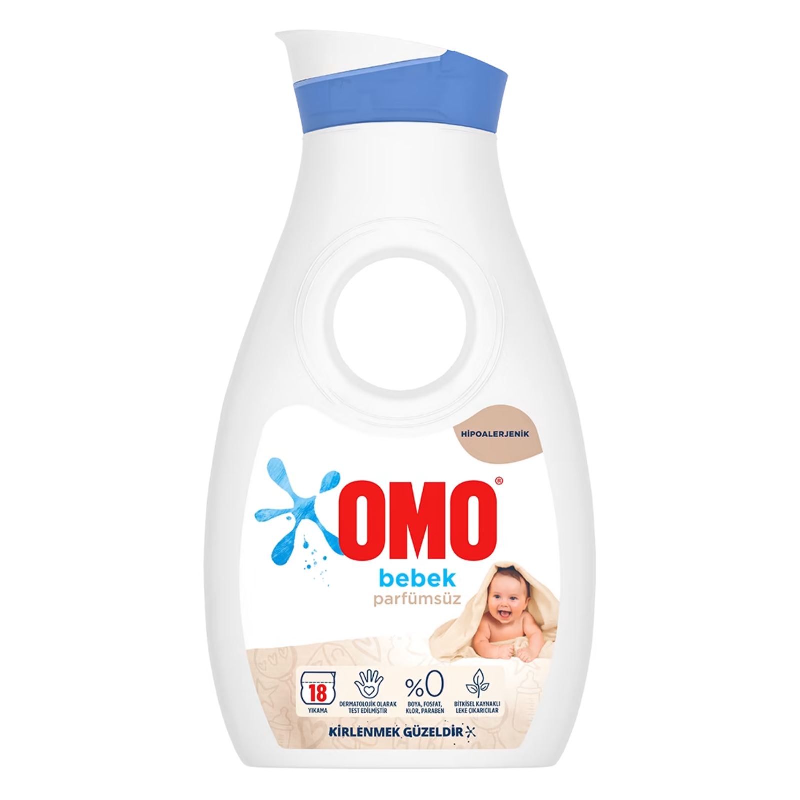 Omo Bebek Parfümsüz Sıvı Deterjan 900 Ml